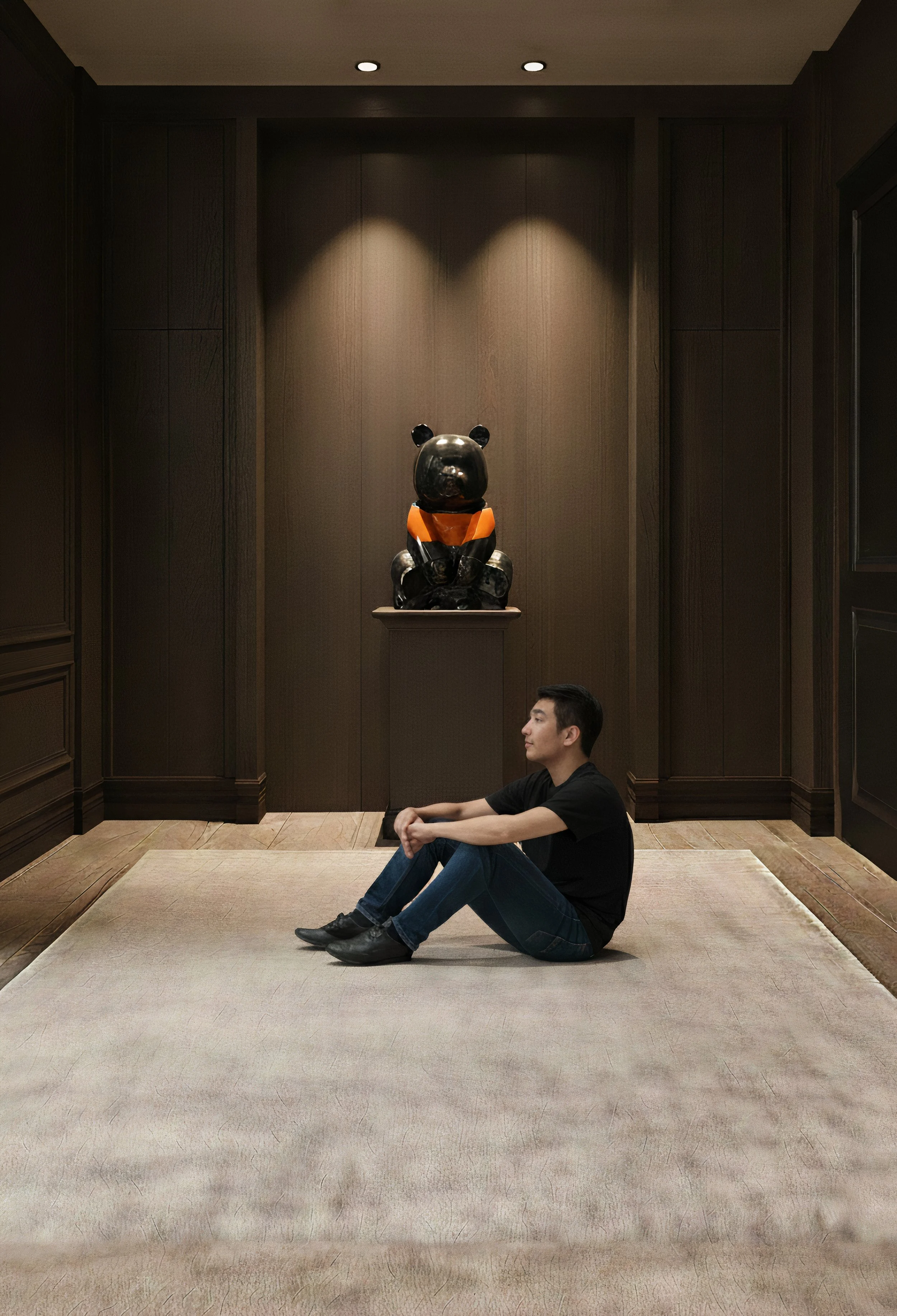 The United Pandasan : Spectral Symmetry Black & Orange