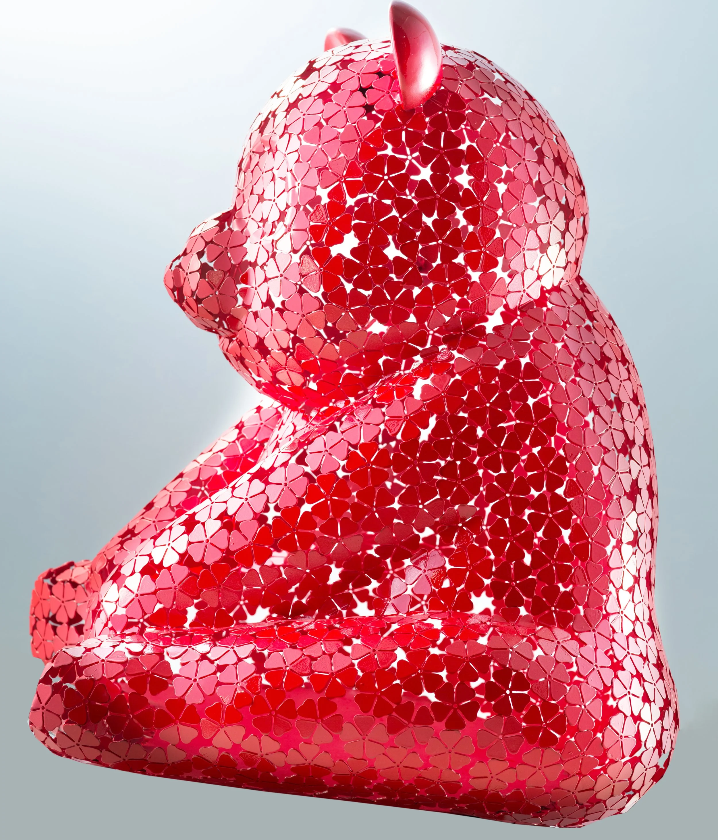 Pandasan's Petite Blossom: Red Serenade