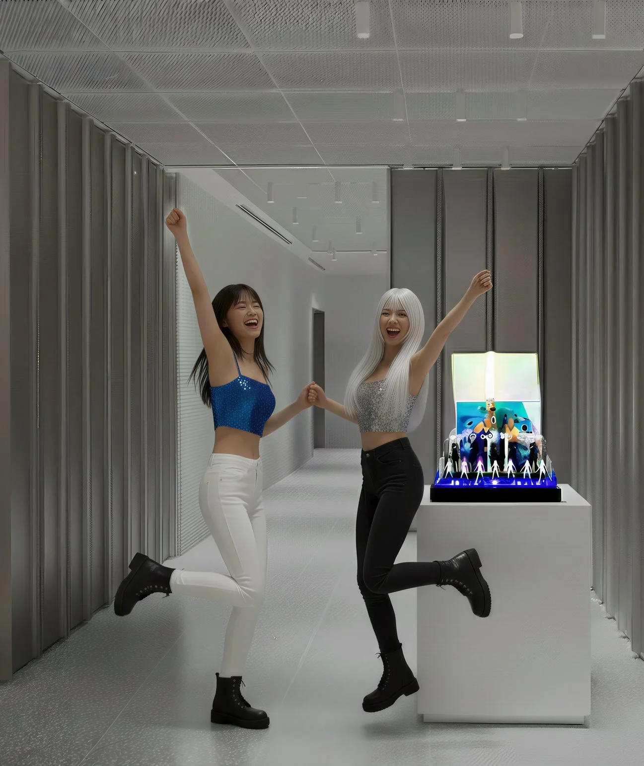 Blue Fantasy : Mudkip and Eevee Kawaii Abode, 2021