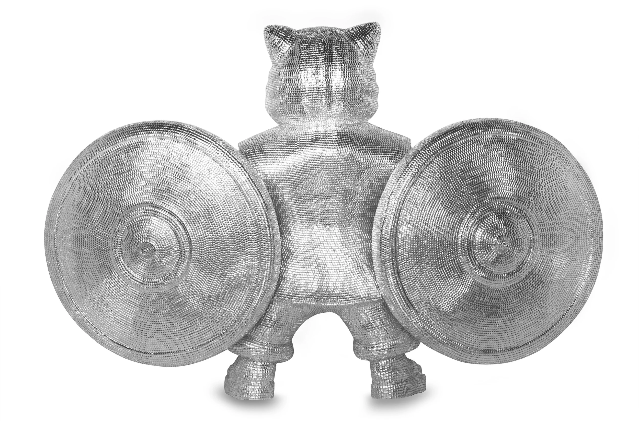 Silvered Warriorcat’s Vigil: Spectral Crystal Guardian