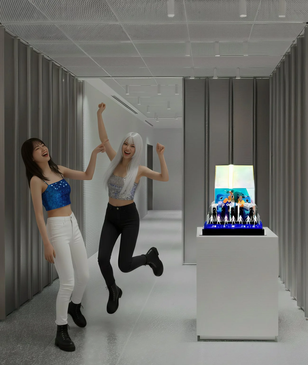 Blue Fantasy : Mudkip and Eevee Kawaii Abode, 2021