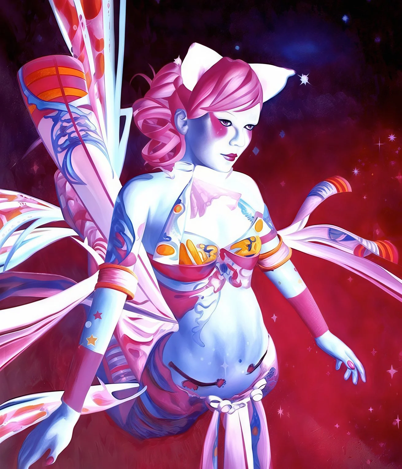 Flying Angel : Binary Serenity or Soaring Through Digital Dreams, 2009