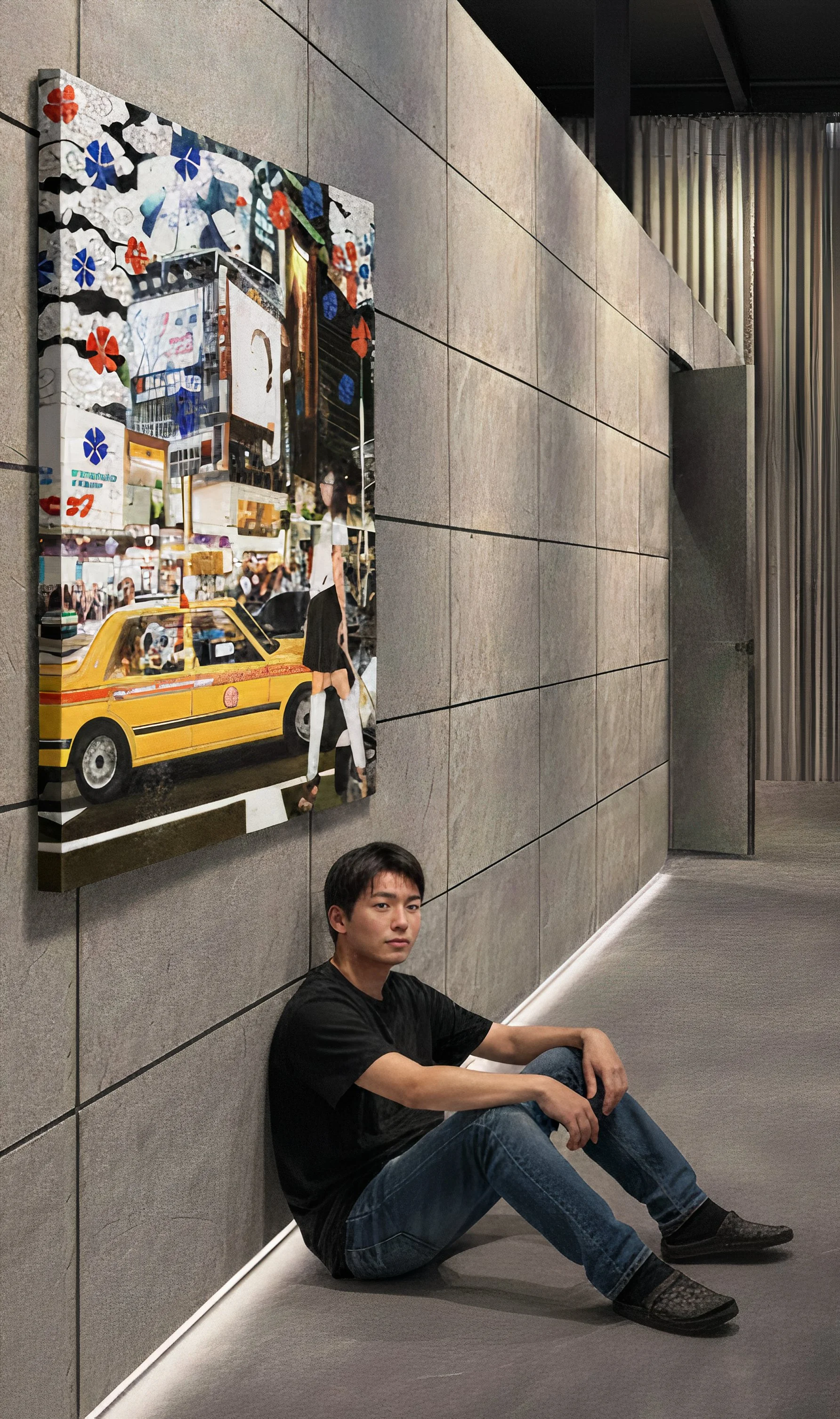 Pandasan's Nocturnal Journey in Kotsu Taxi : Midnight Sakura Ride