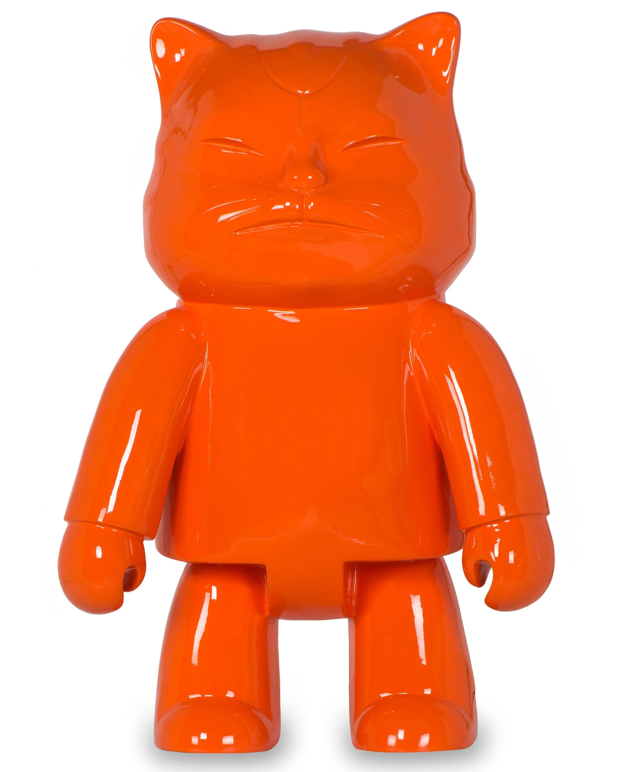 Supreme Robotcat: Orange Cybernetic Maestro