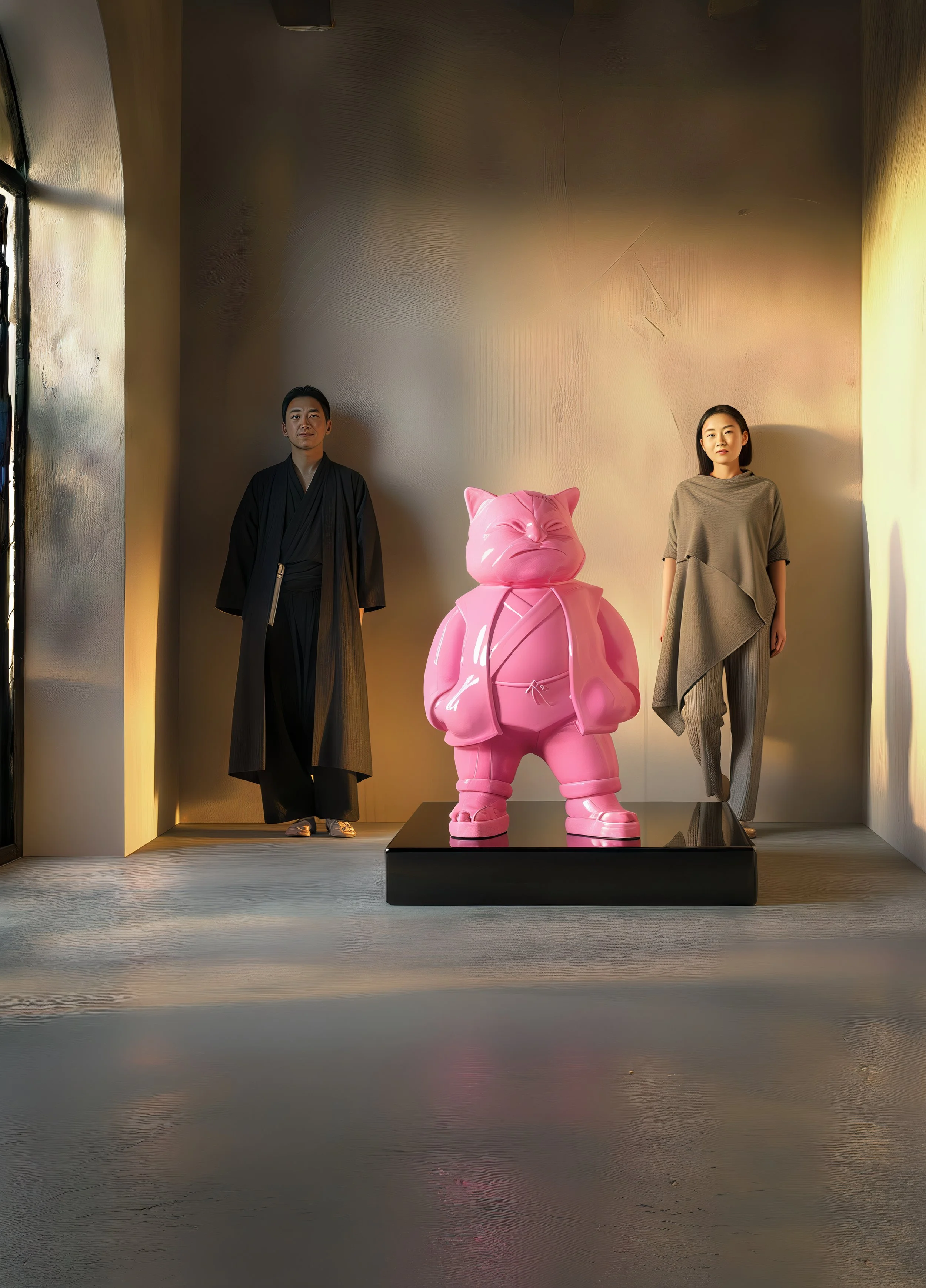 Urbancat Elegance: Candy Metropolis Muse