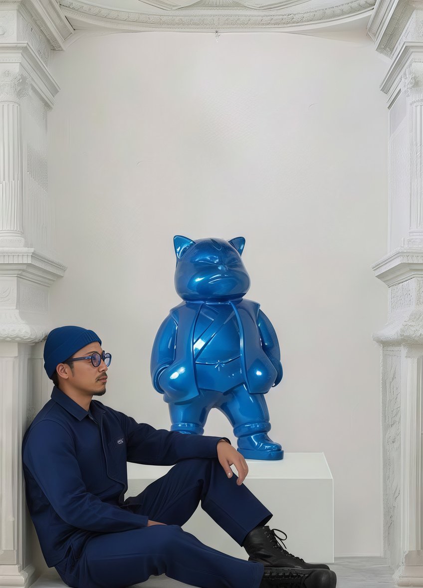 Urbancat Elegance : Blu Metropolis Muse