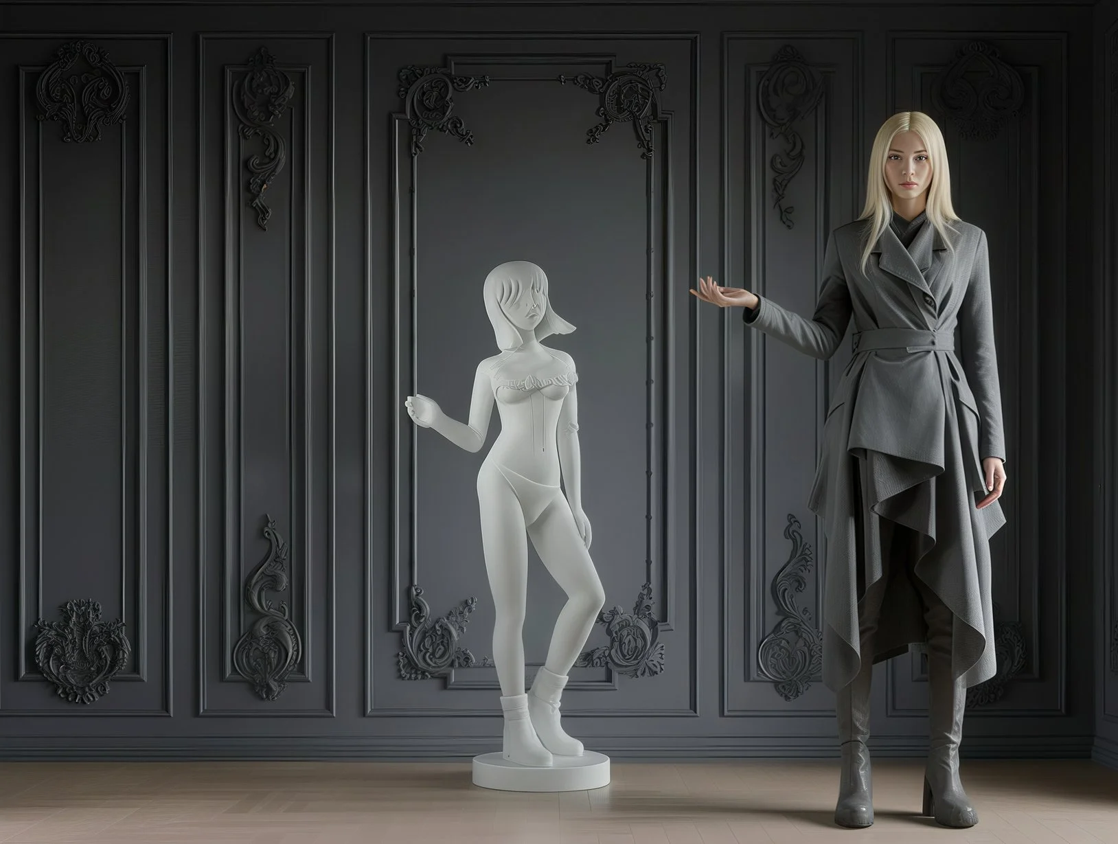 Yumi 2: Chiseled Allure and Graceful Pose