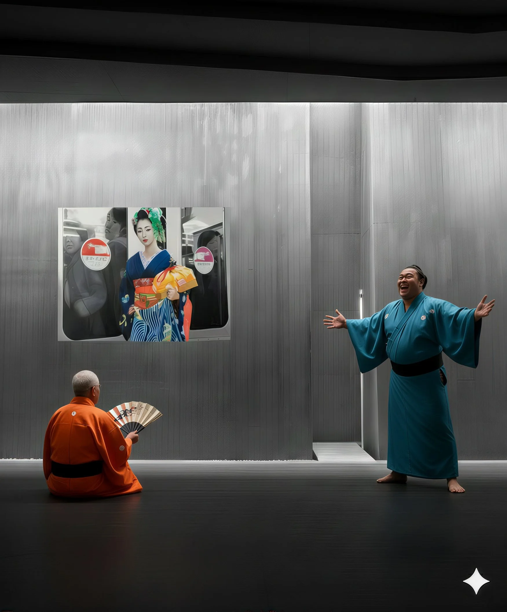 Departing Train : Journey’s Veil