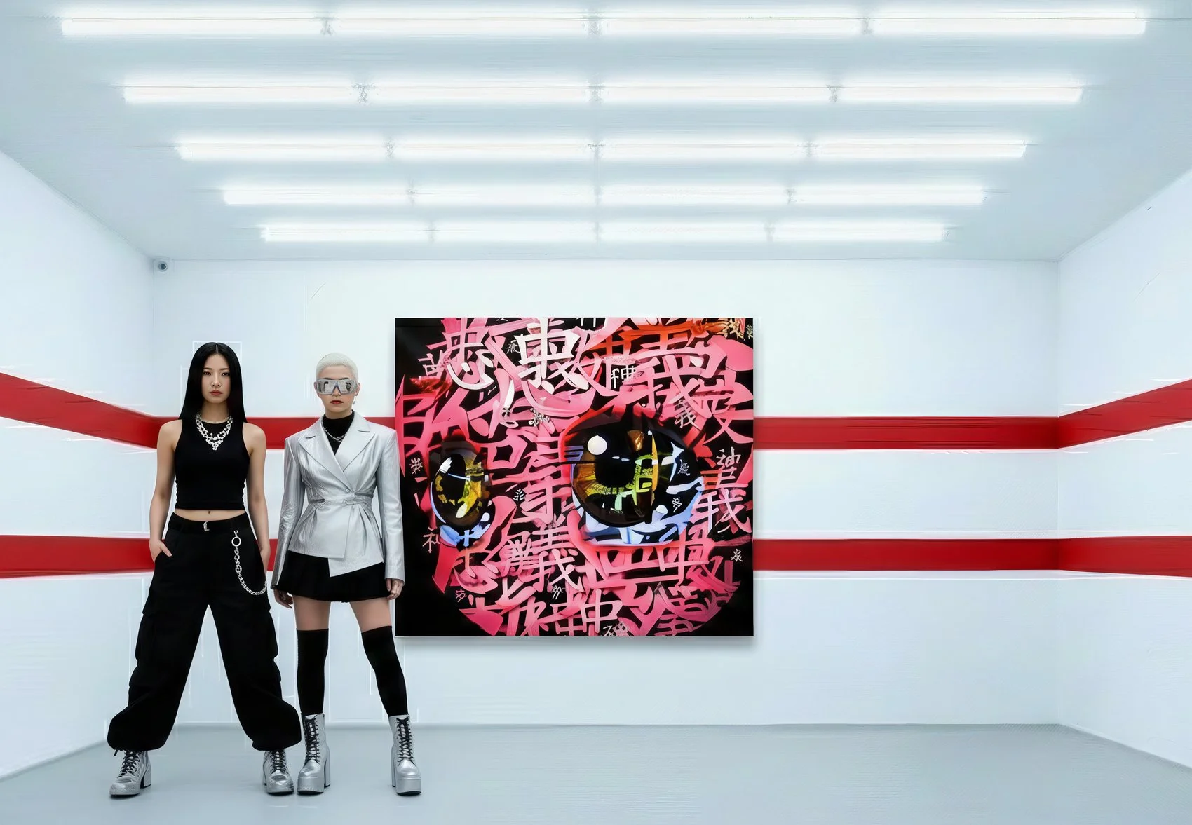 Kawaii Kanji Whispers Red 