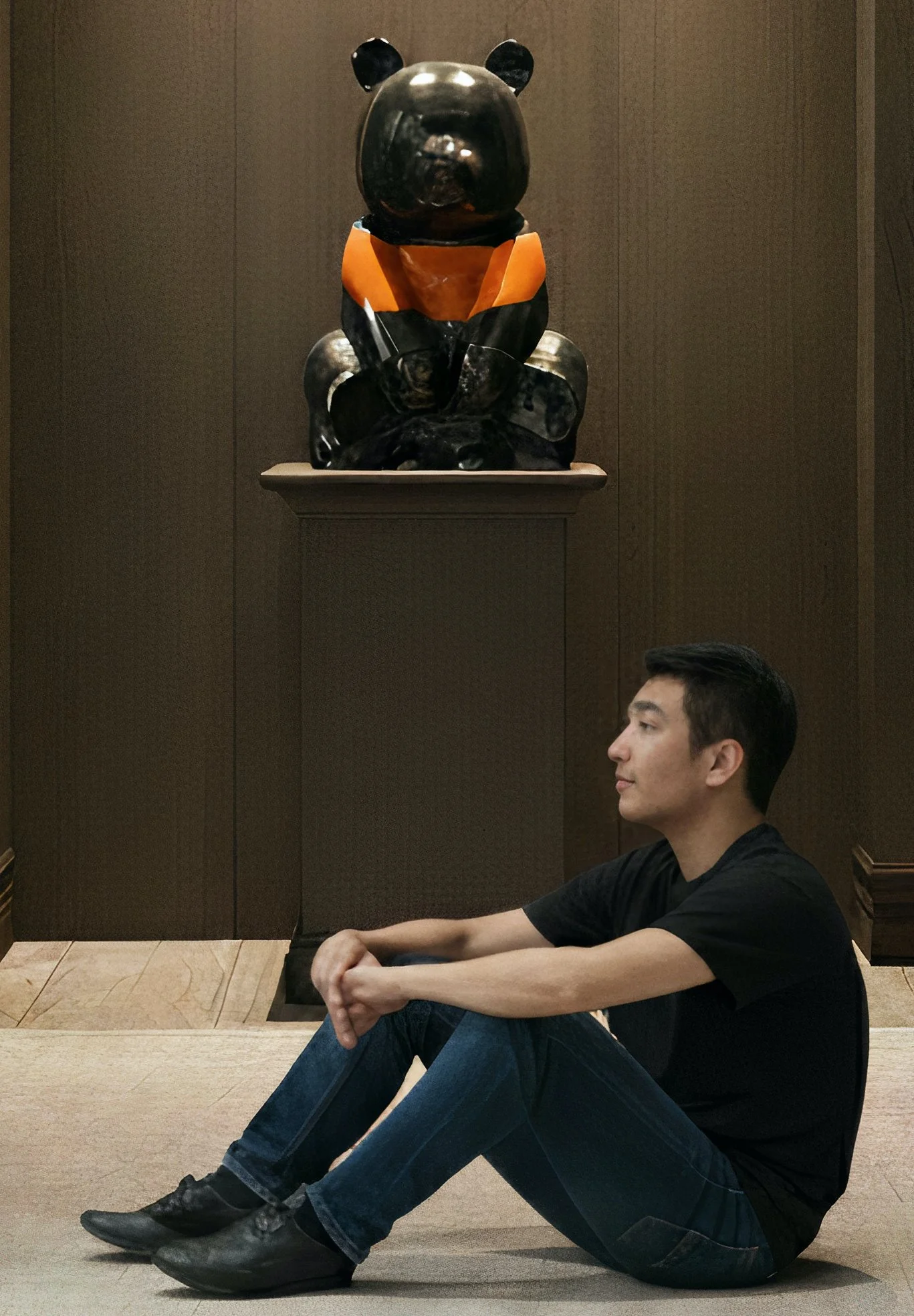 The United Pandasan  : Spectral Symmetry Black & Orange