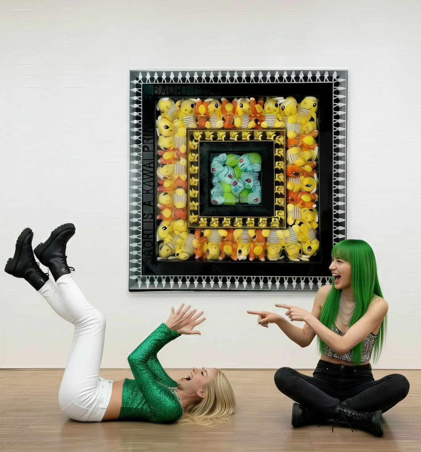 Fiery Orange, Mystic Gold, and Verdant Green : Kawaii spectrum in Plexi-Square