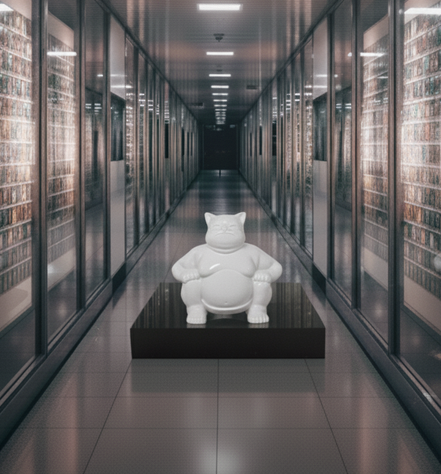 Elegant Sumocat: White Dance and Battles of Balance