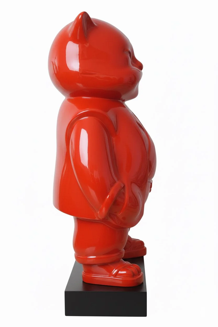 Urbancat Magnifico: Red Metropolis Muse