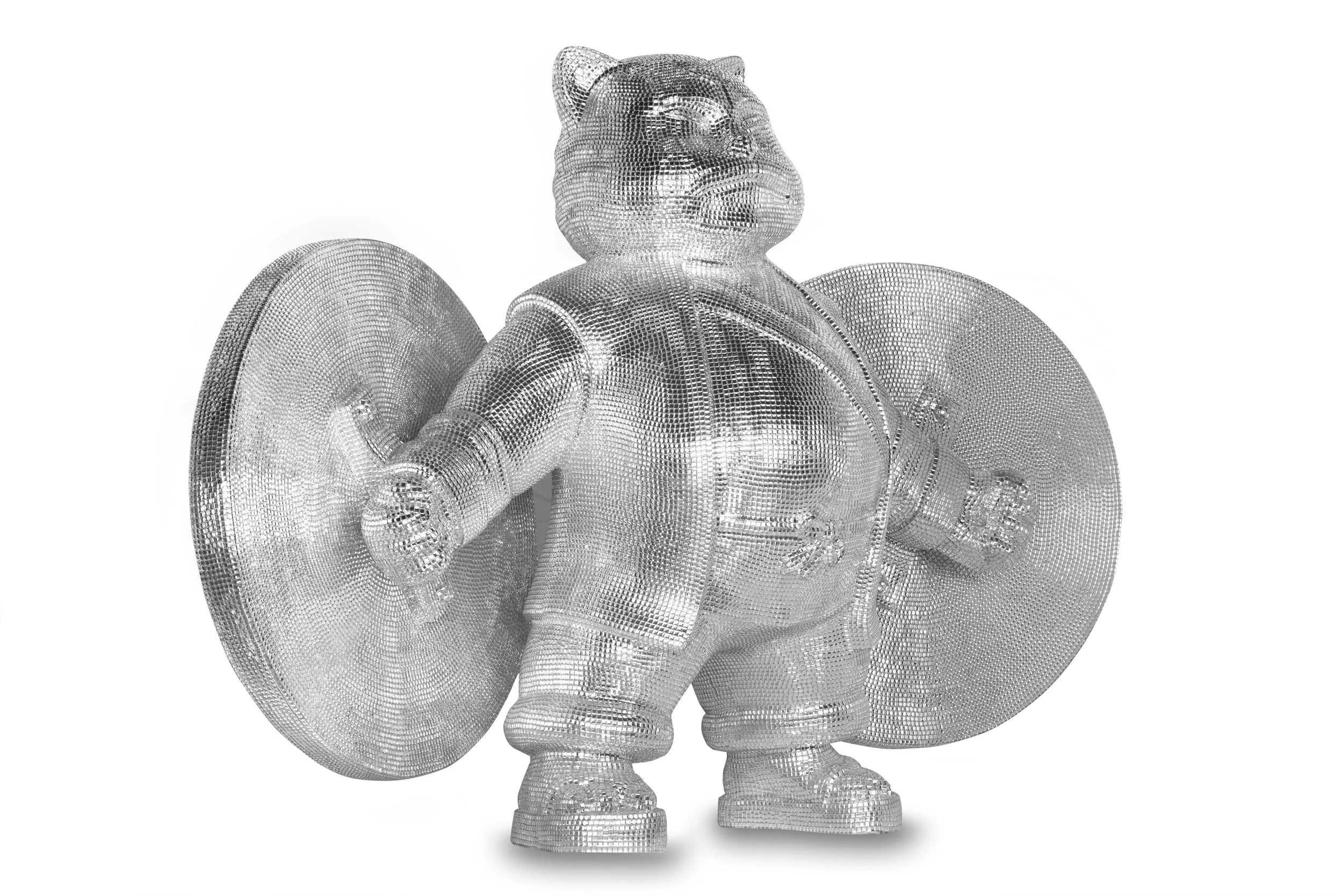 Silvered Warriorcat’s Vigil: Spectral Crystal Guardian