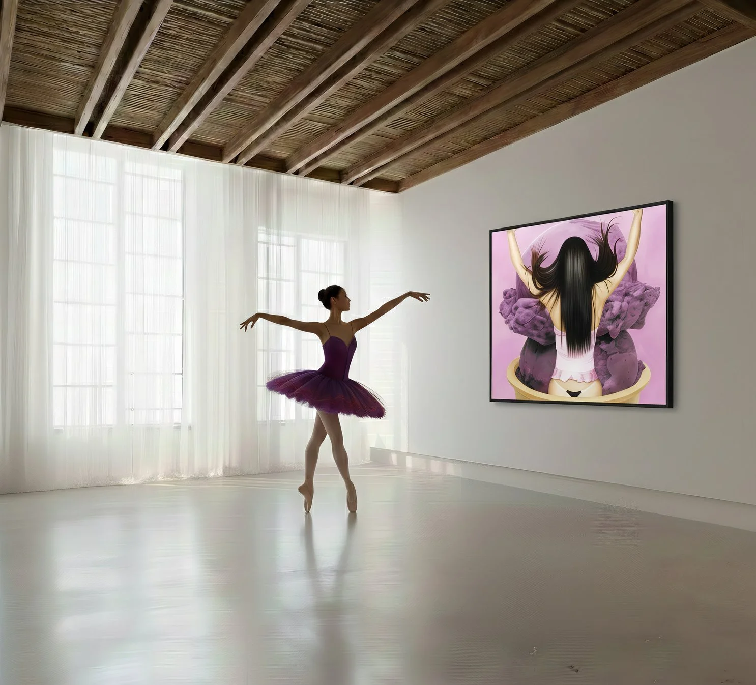 Violetta : Frosty Whispers of Lavender Dreams