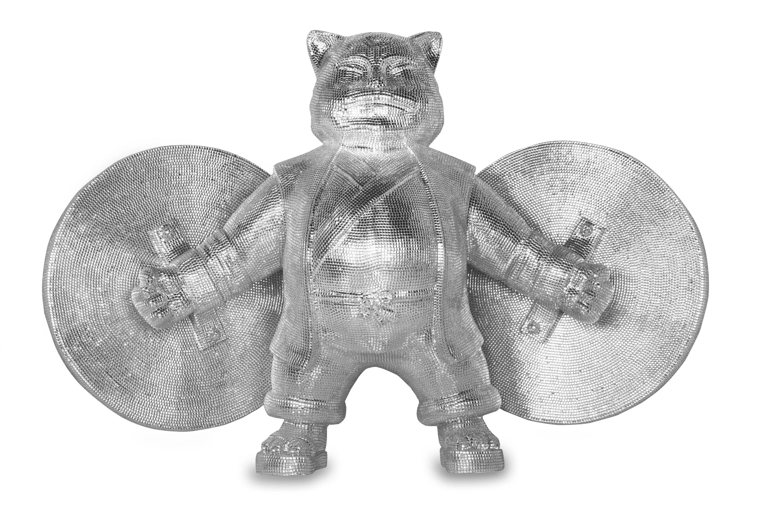 Silvered Warriorcat’s Vigil: Spectral Crystal Guardian