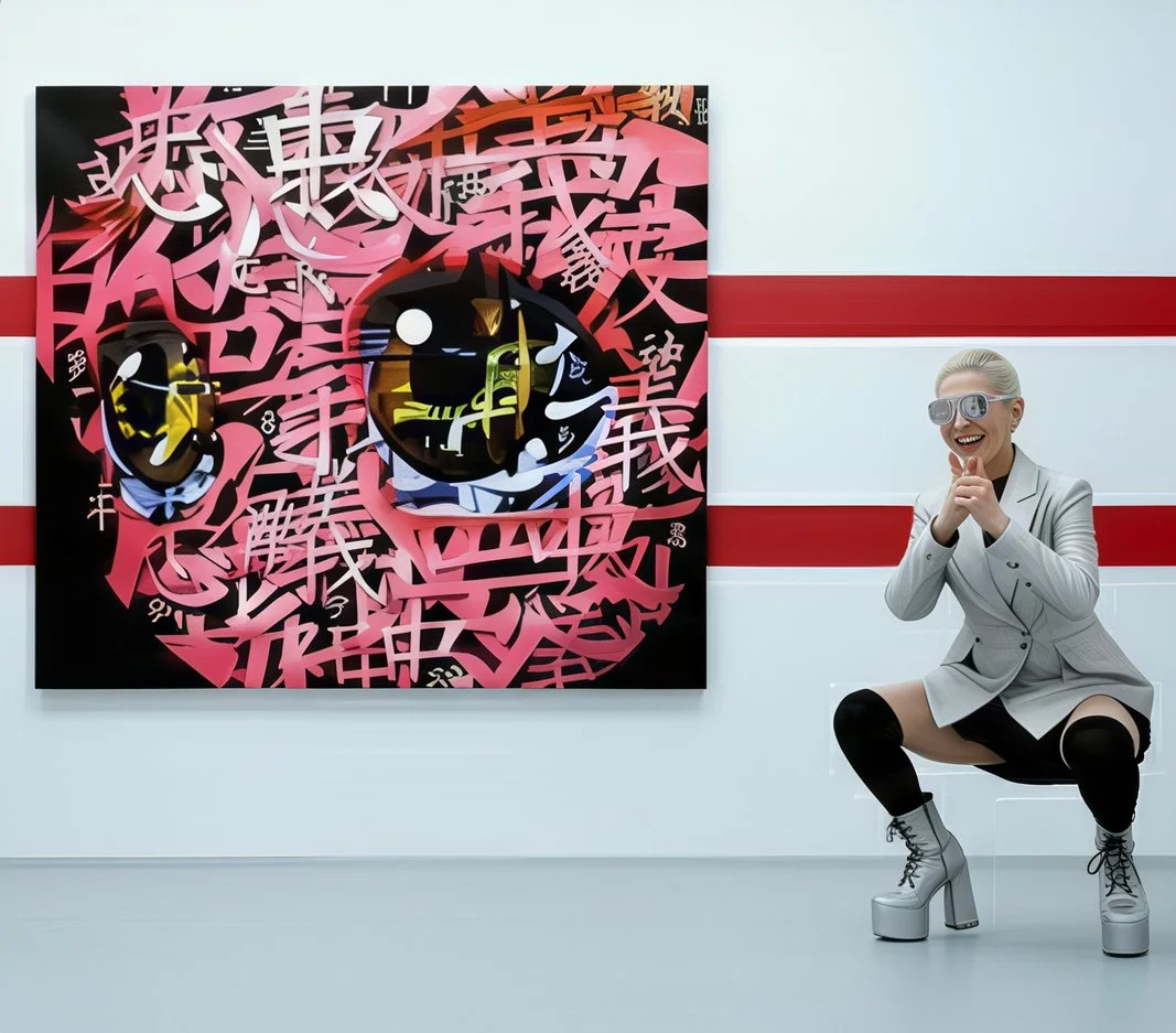 Kawaii Kanji Whispers Red