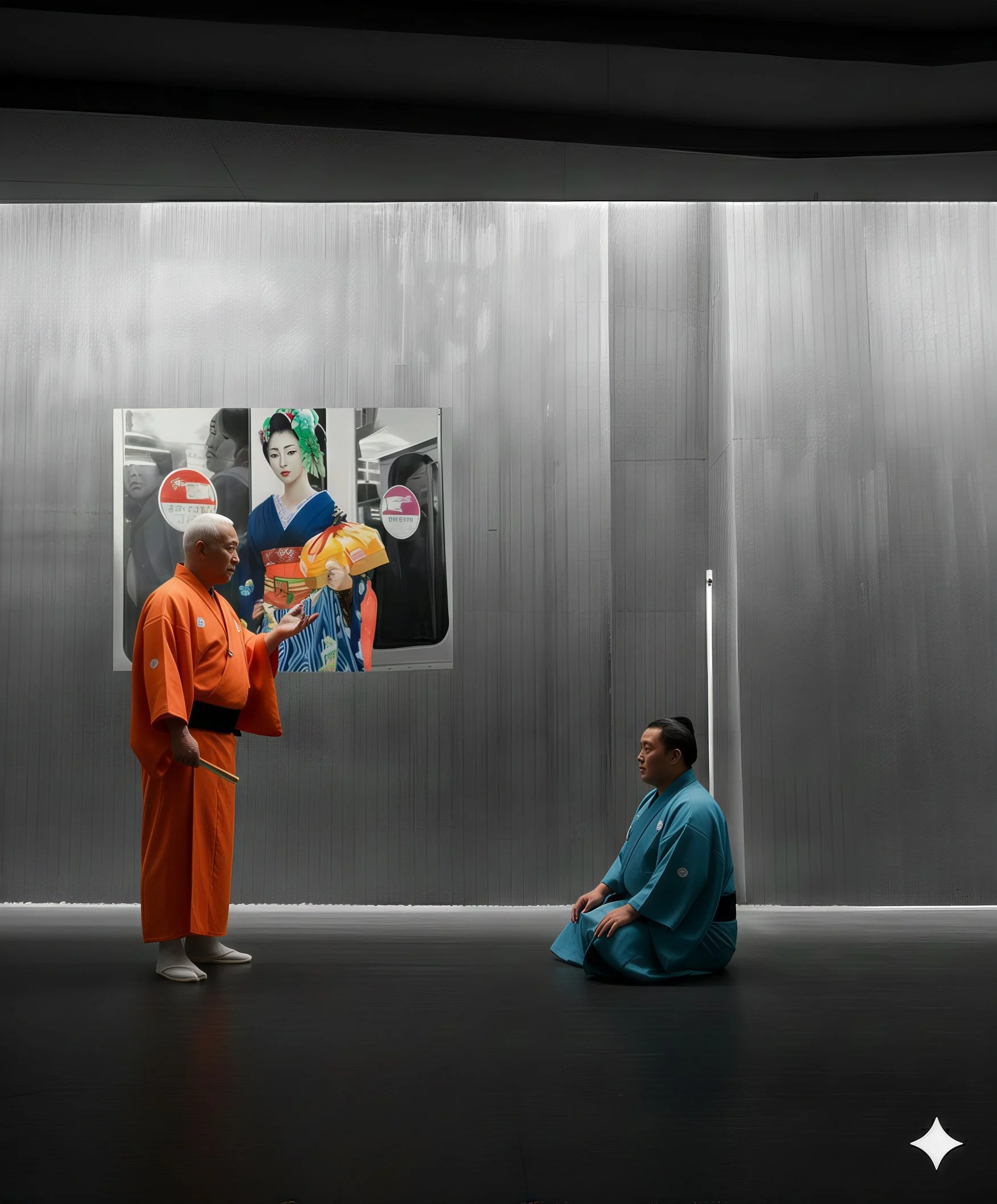 Departing Train : Journey’s Veil