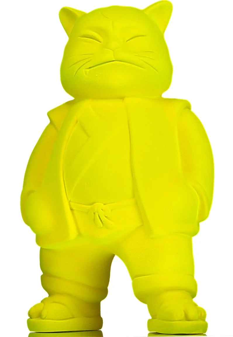 Trilogy Robotcat Orange, Sumocat Blue, Urbancat Yellow: Feline Metropolis