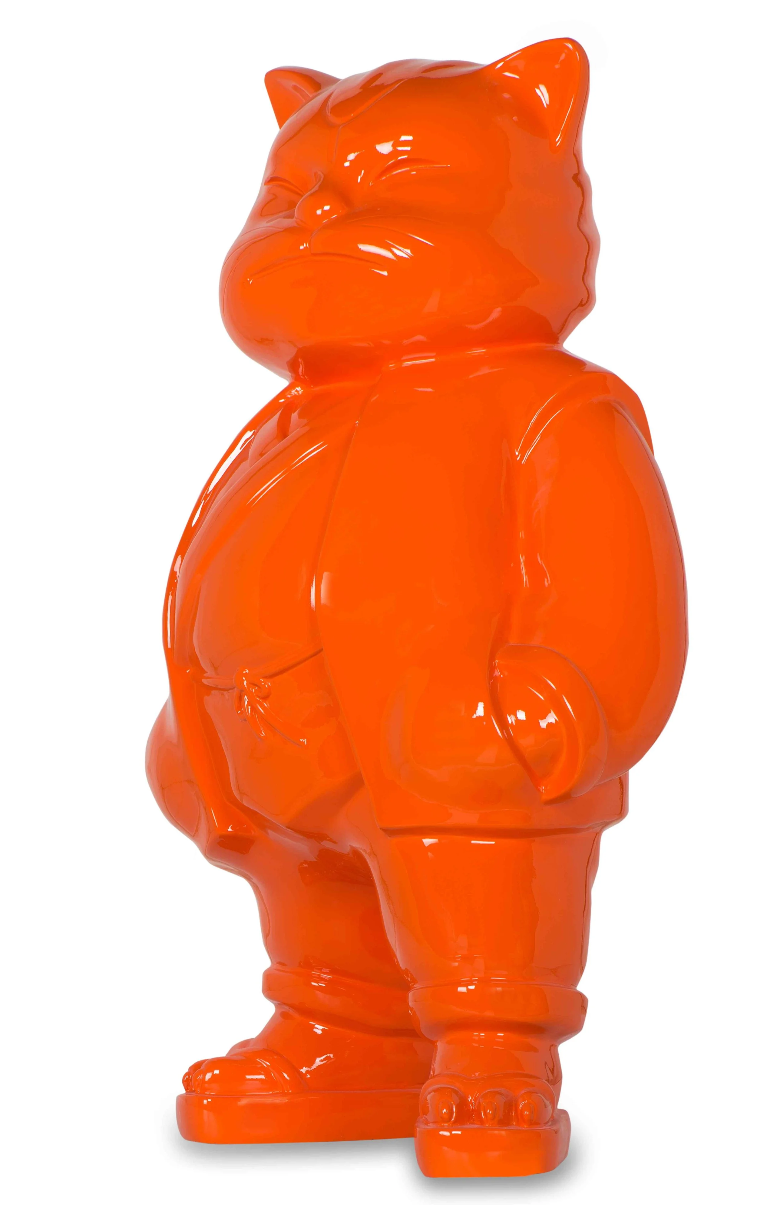 Urbancat Magnifico: Orange Metropolis Muse 