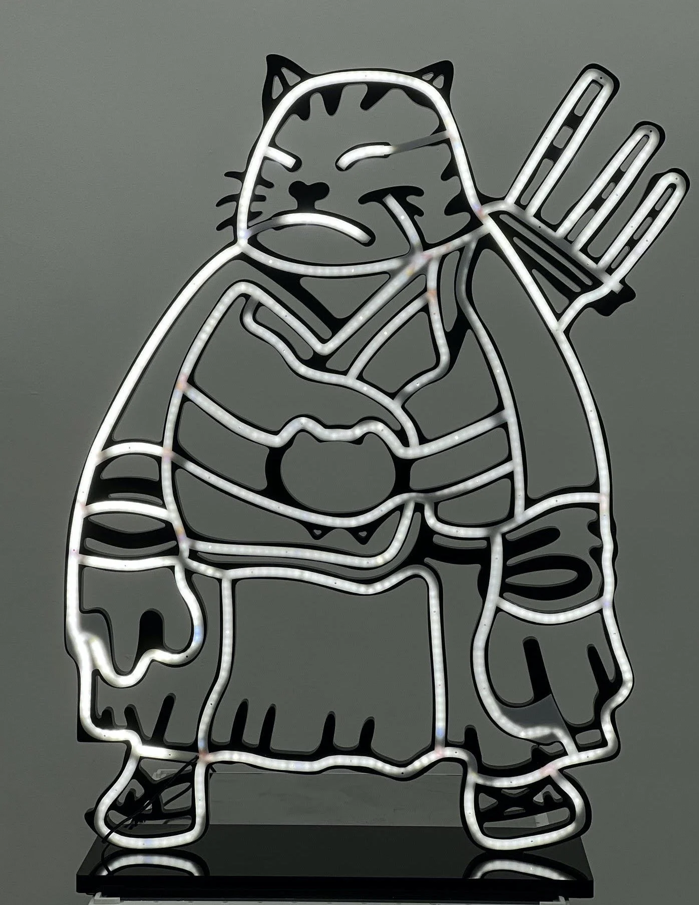 Samuraicat Prowess: Luminous Blade Sketch