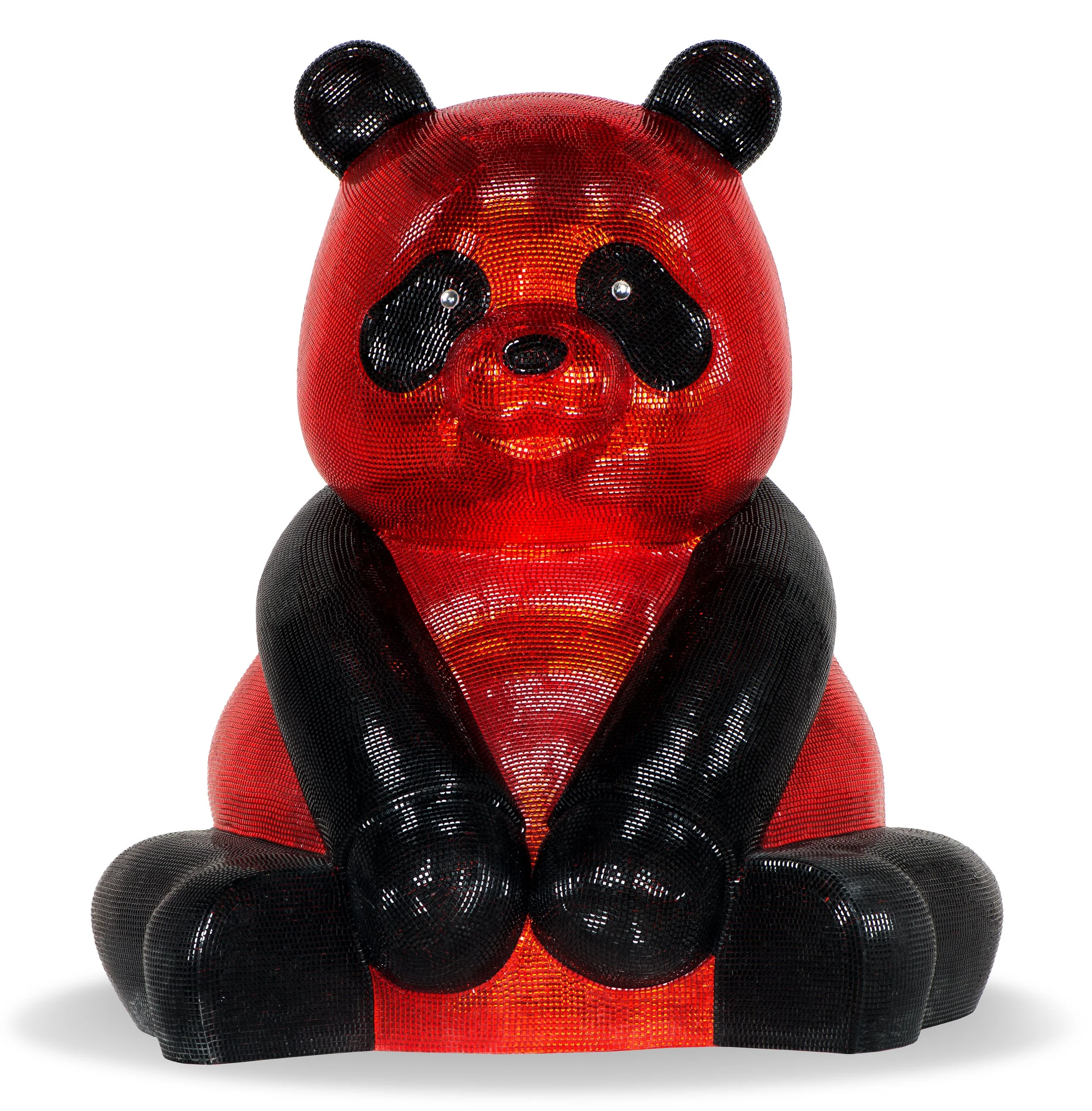 A Pandasan’s in Red and Onyx Radiance: Dazzling Opulence