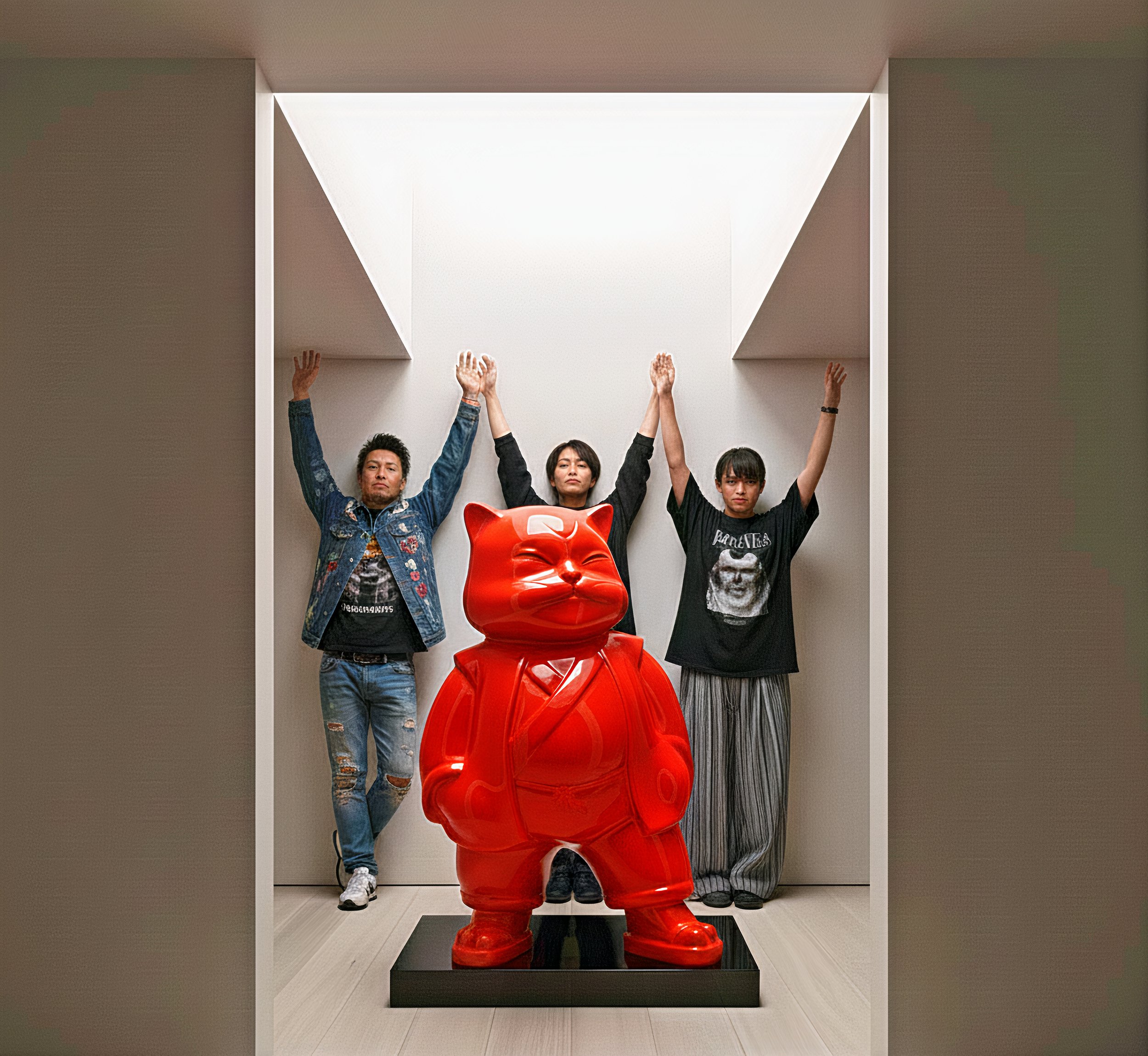 Urbancat Magnifico: Red Metropolis Muse