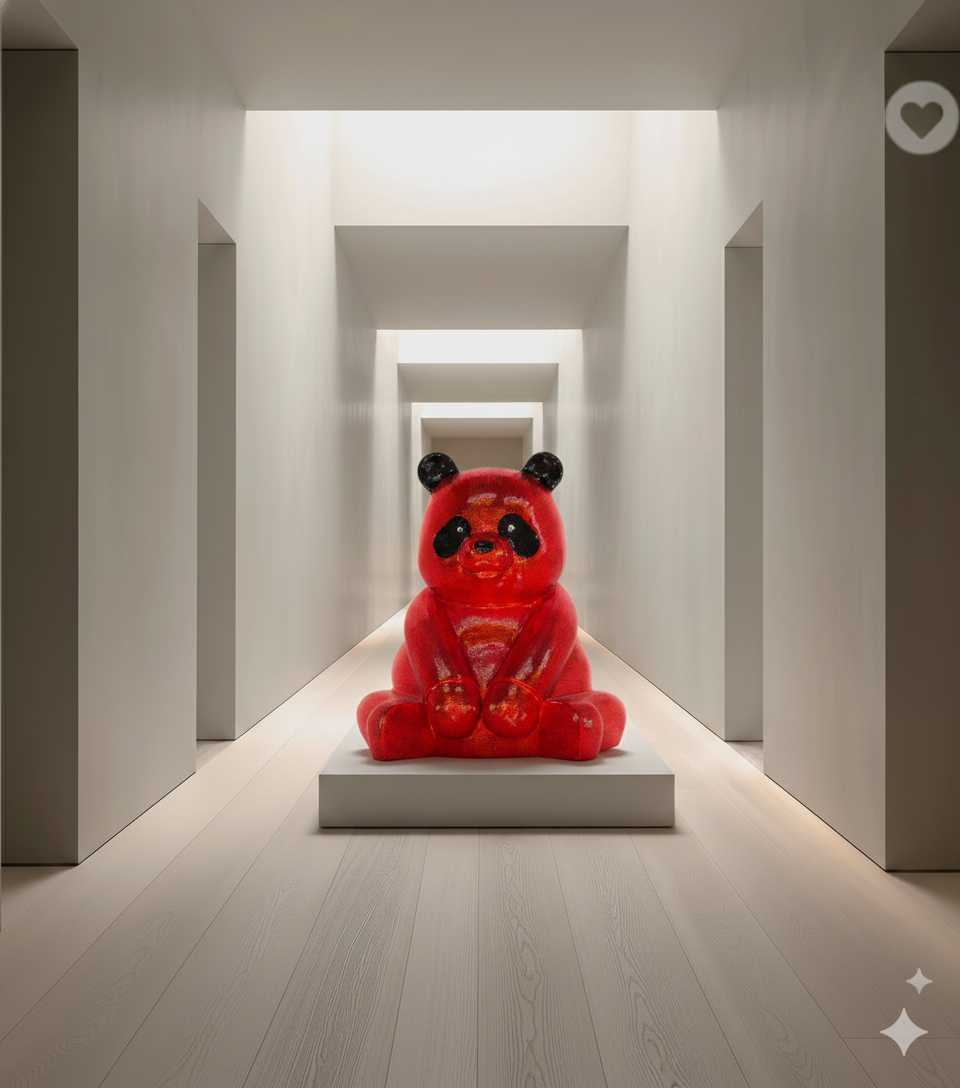 A Pandasan's Dazzling : Scarlet Sparkle