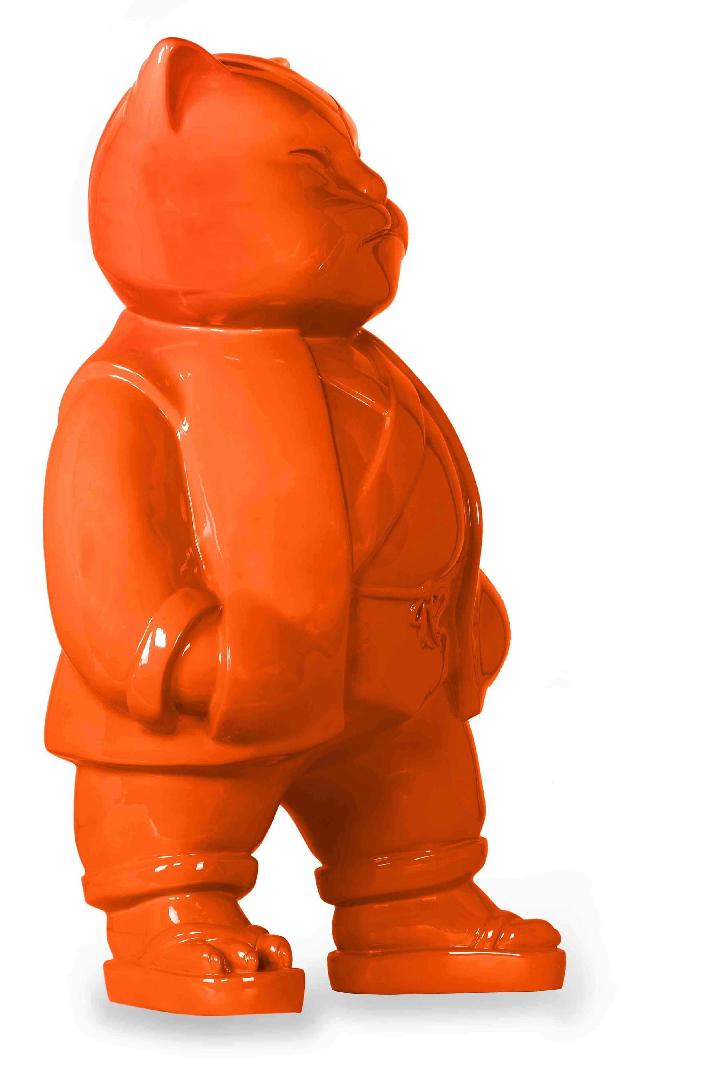 Urbancat Magnifico: Orange Metropolis Muse 