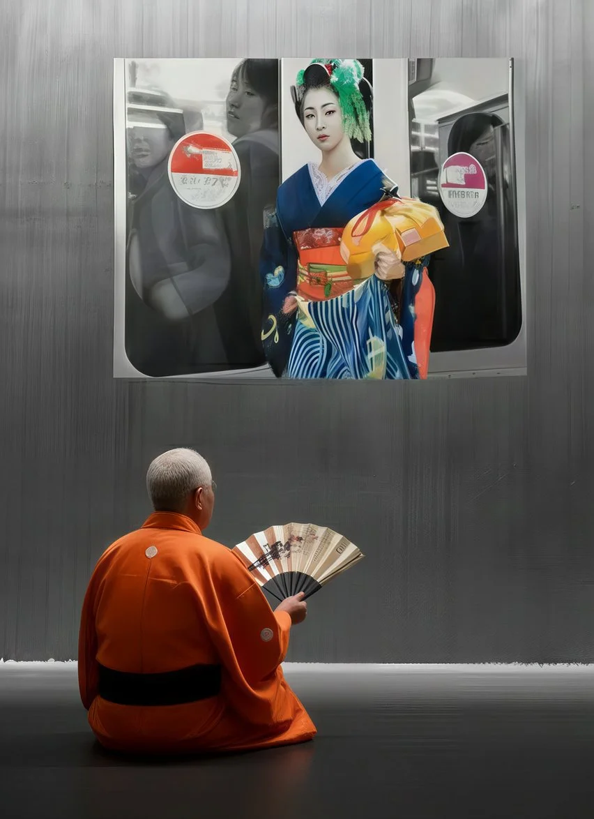 Departing Train : Journey's Veil