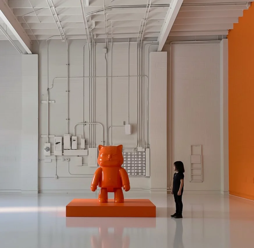 Supreme Robotcat: Orange Cybernetic Maestro