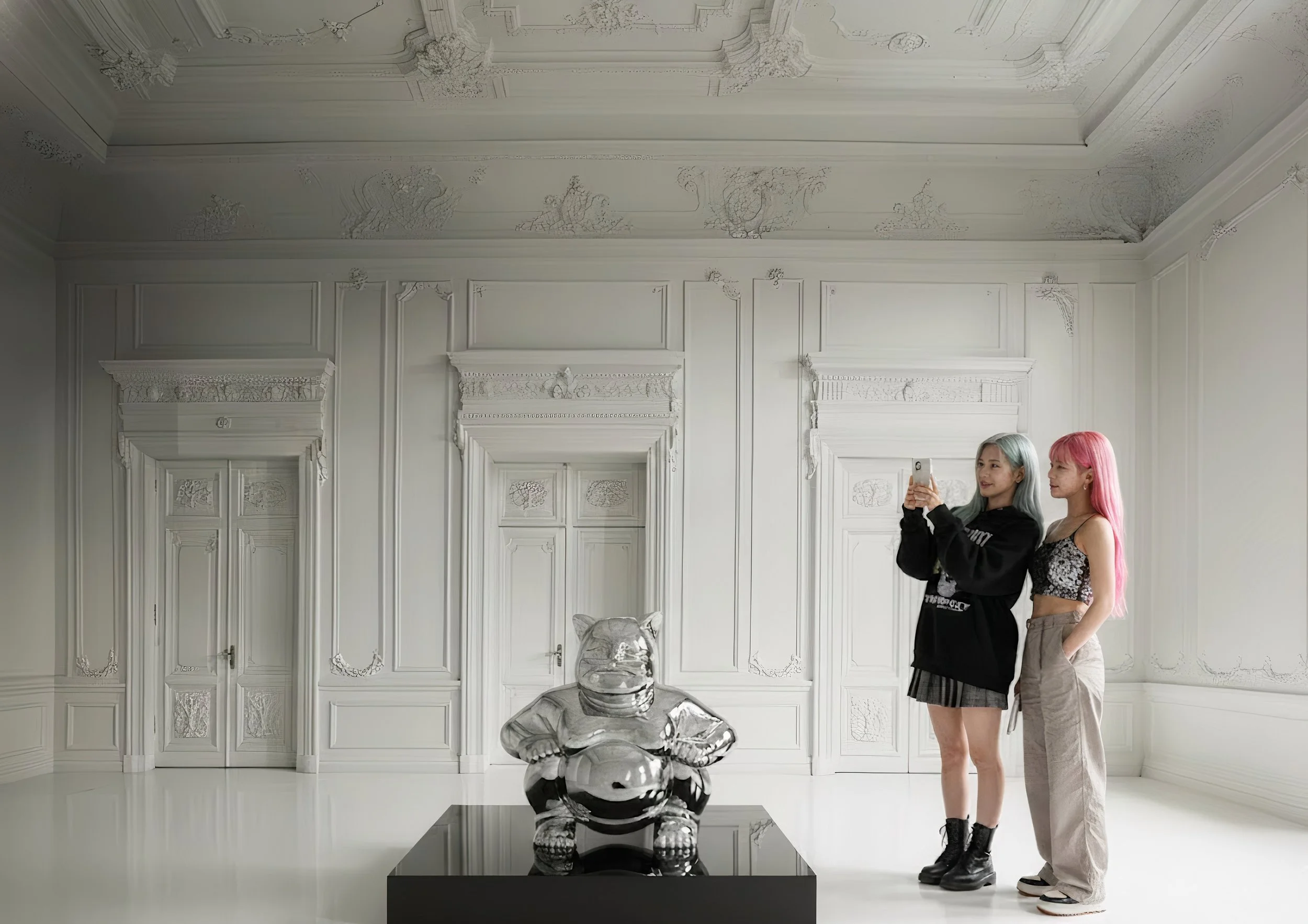 Steel Sumocat: Metallic Majesty