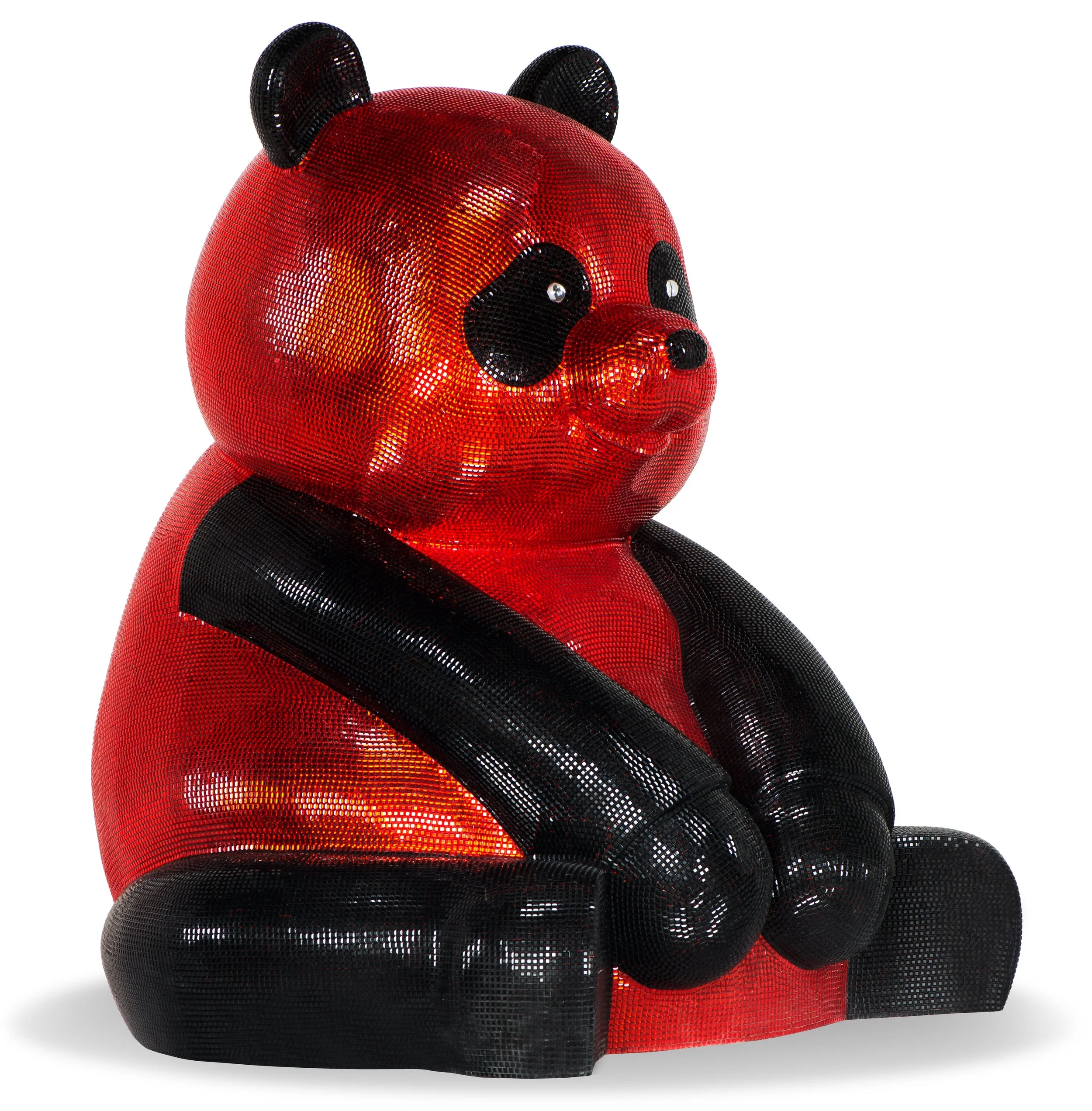 A Pandasan’s in Red and Onyx Radiance: Dazzling Opulence