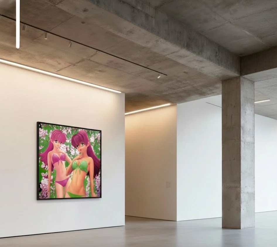 Sonico and Melona : Blooming Temptations on a Kawaii Green mood