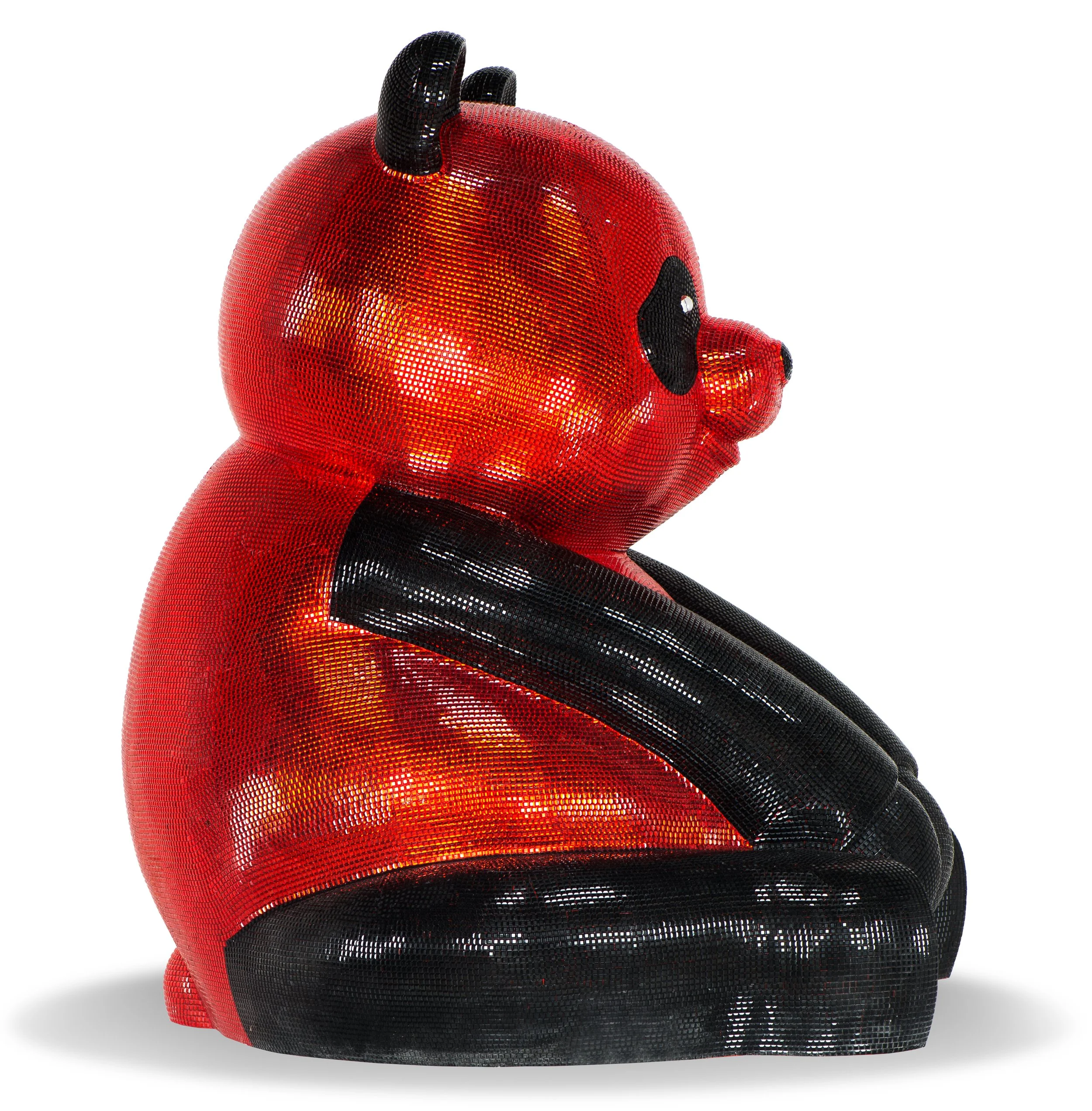 A Pandasan’s in Red and Onyx Radiance: Dazzling Opulence