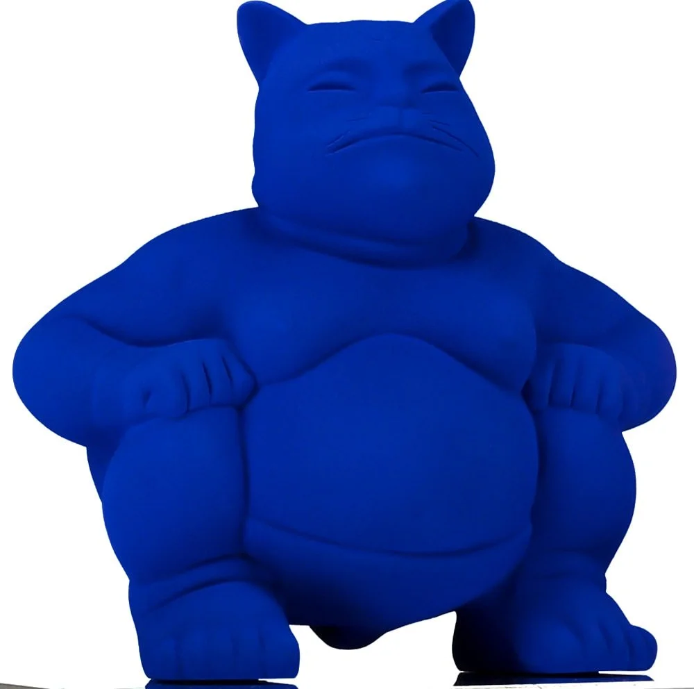 Trilogy Robotcat Orange, Sumocat Blue, Urbancat Yellow: Feline Metropolis