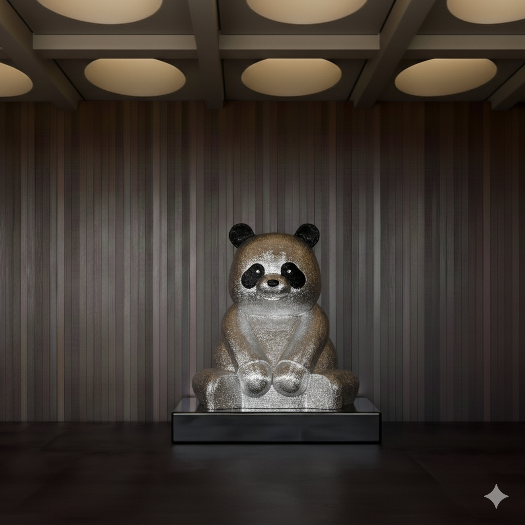 A Pandasan's Lustrous Charm :  Argentum Radiance