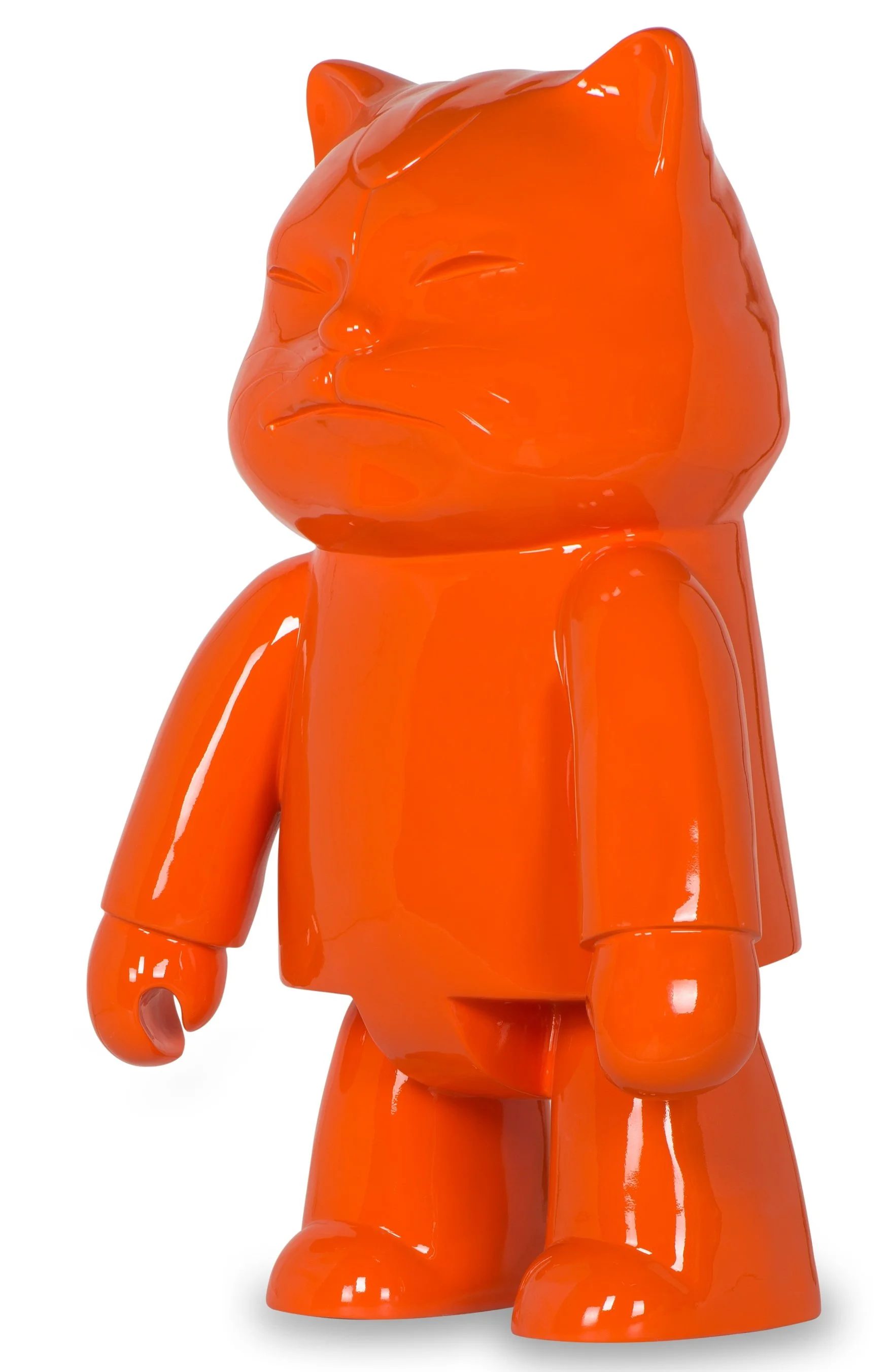 Supreme Robotcat: Orange Cybernetic Maestro