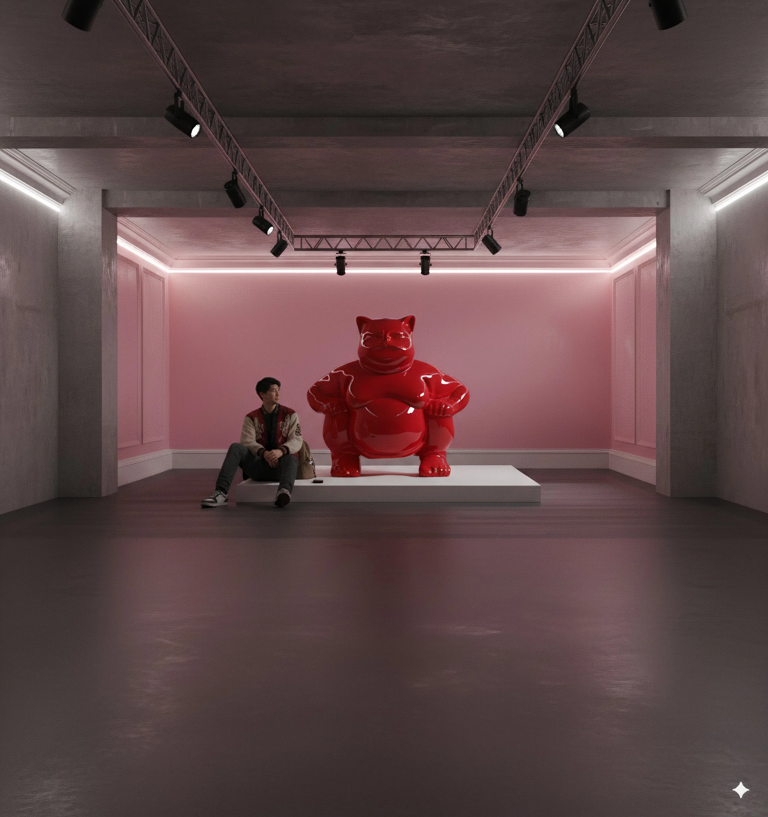 Grandiose  Sumocat :  Red Dance and Battles of Balance