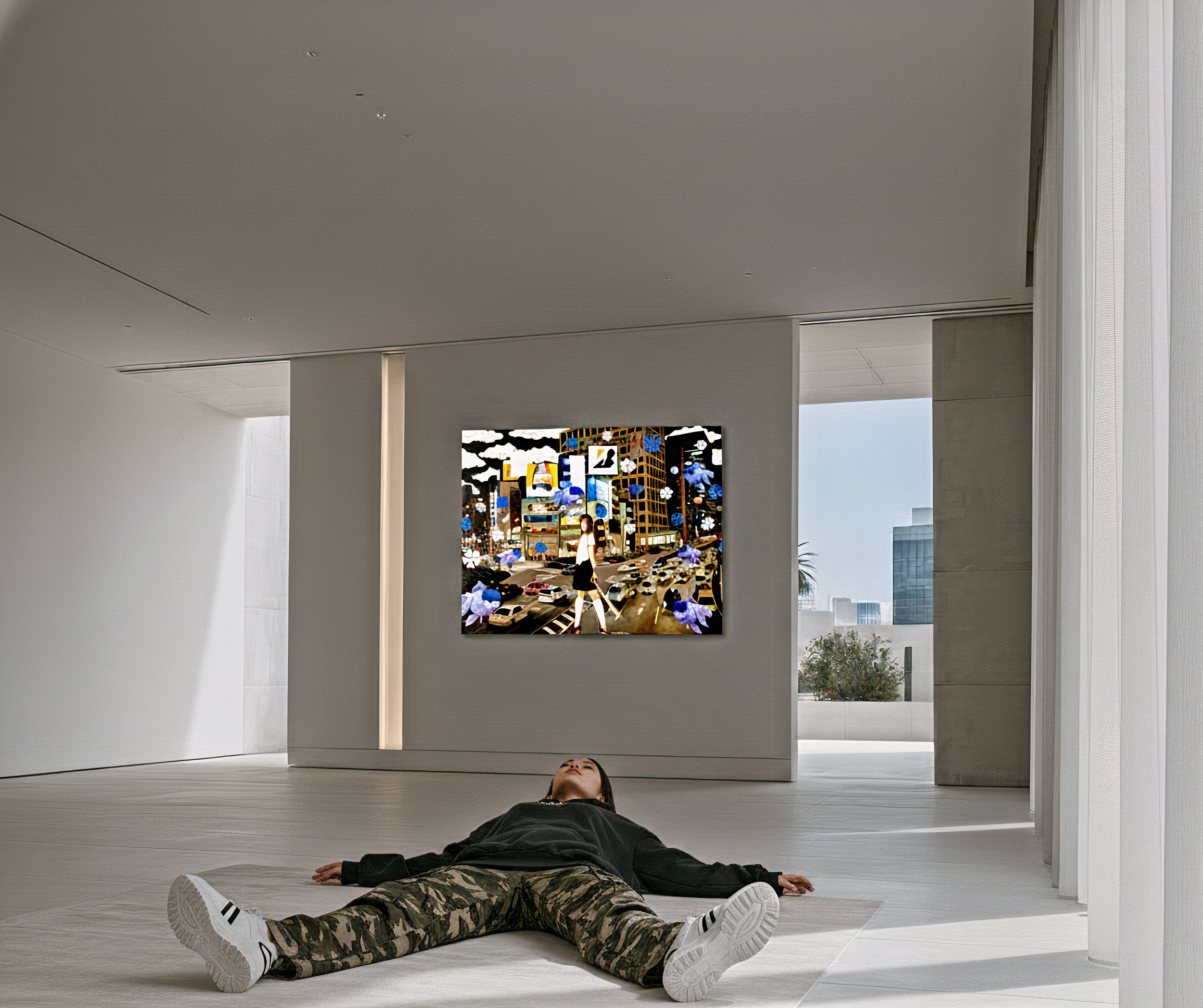 Purple Twilight Ballet : Orchids and Shadows in Battle Symphony