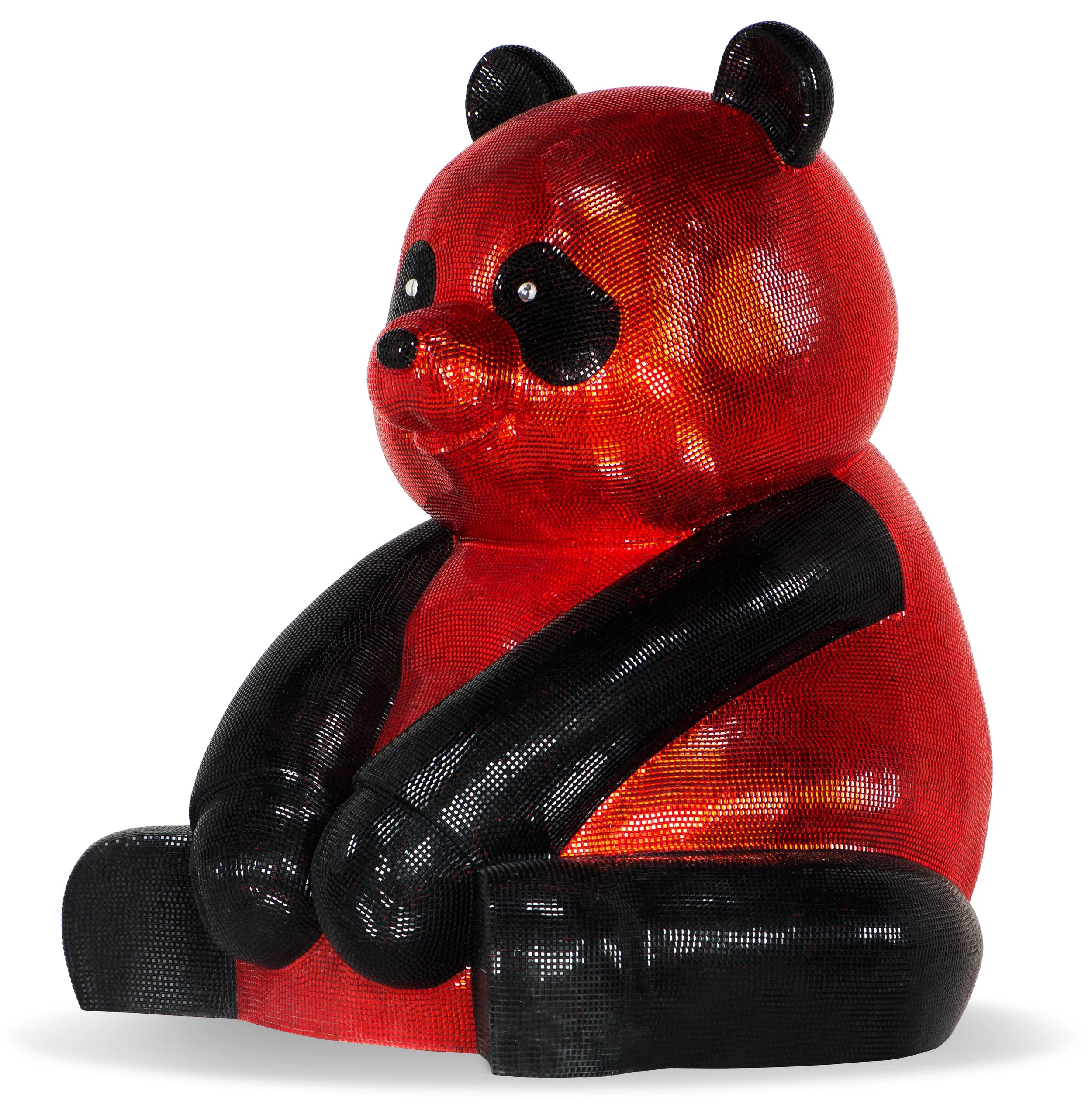 A Pandasan’s in Red and Onyx Radiance: Dazzling Opulence