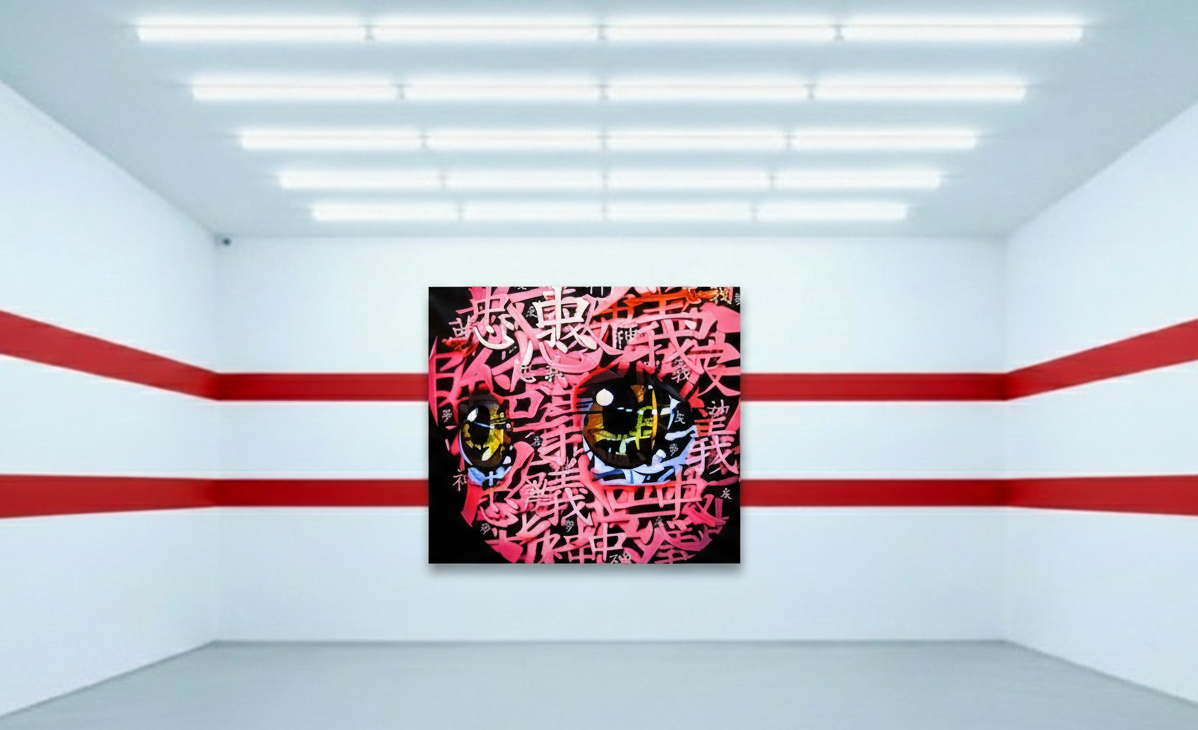 Kawaii Kanji Whispers Red 