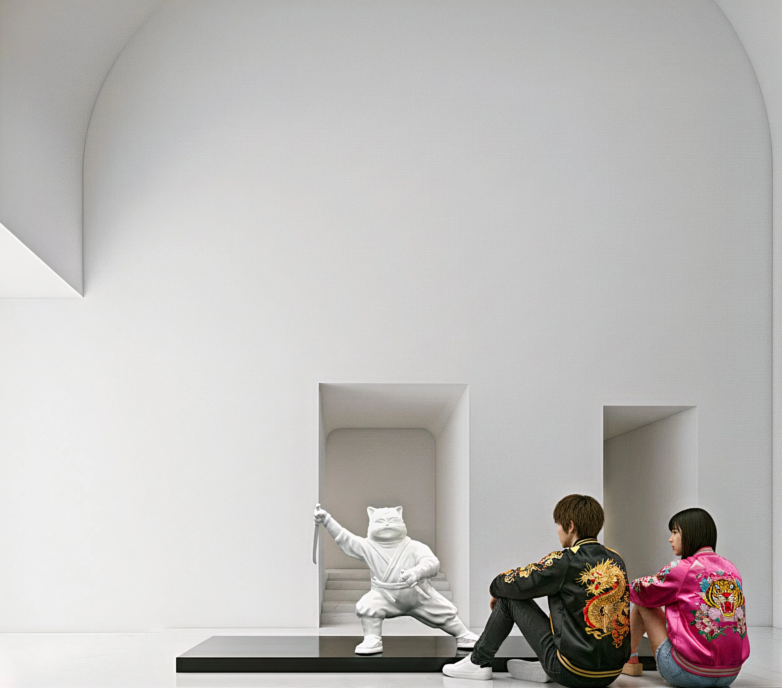 The Enigmatic Journey of Ninjacat: White Stealthy Whiskers,