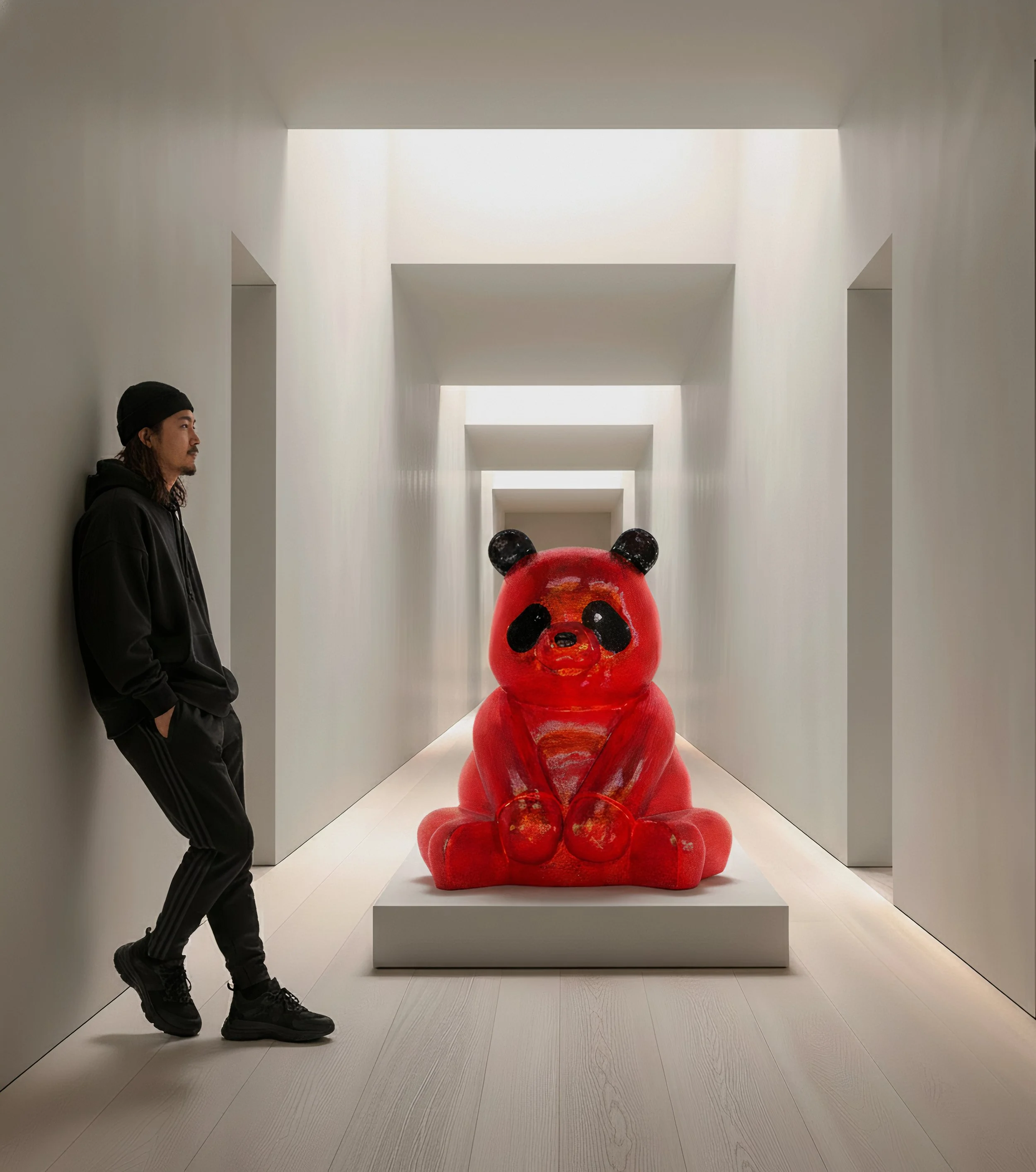 A Pandasan's Dazzling : Scarlet Sparkle