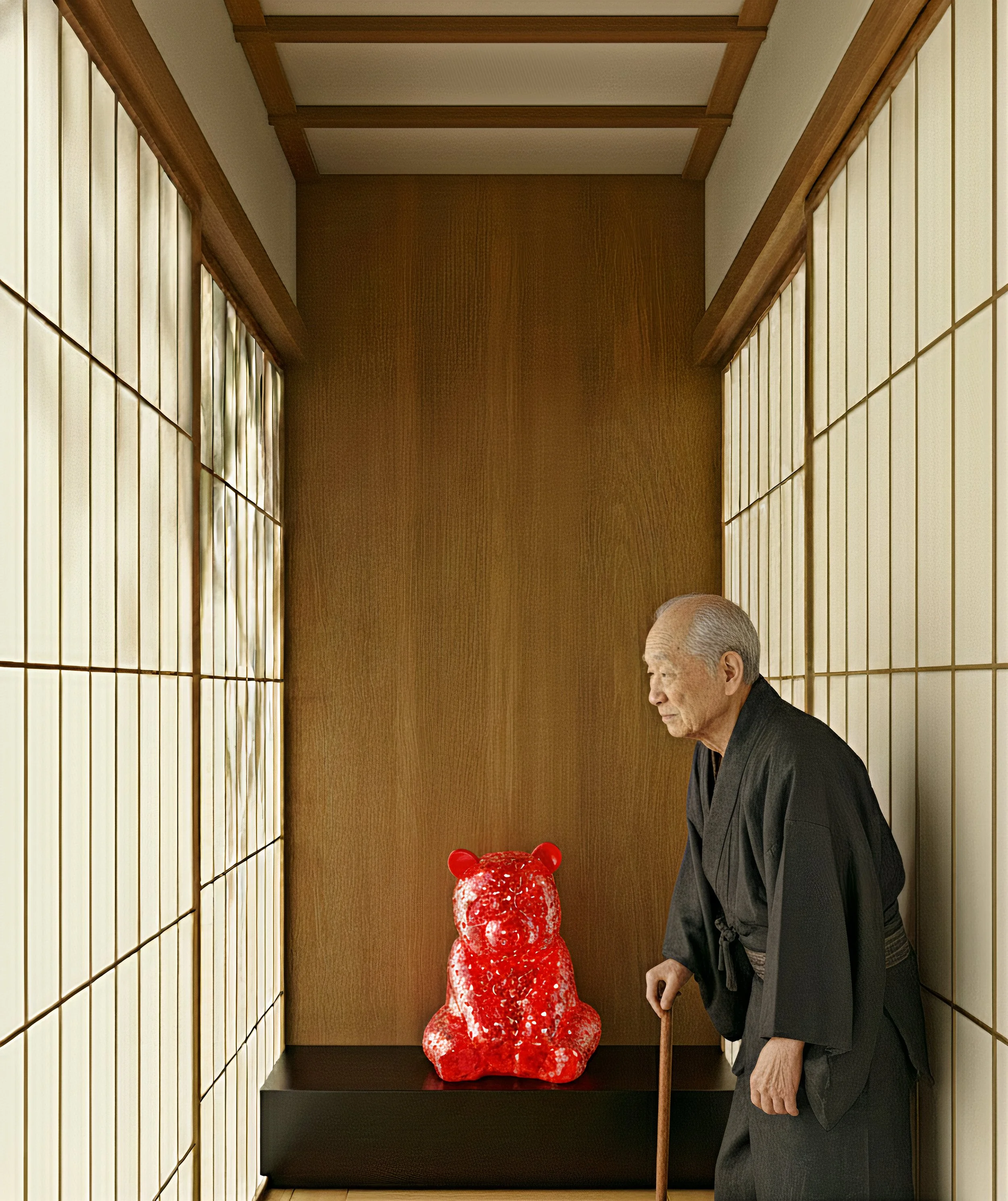 Pandasan's Petite Blossom: Red Serenade