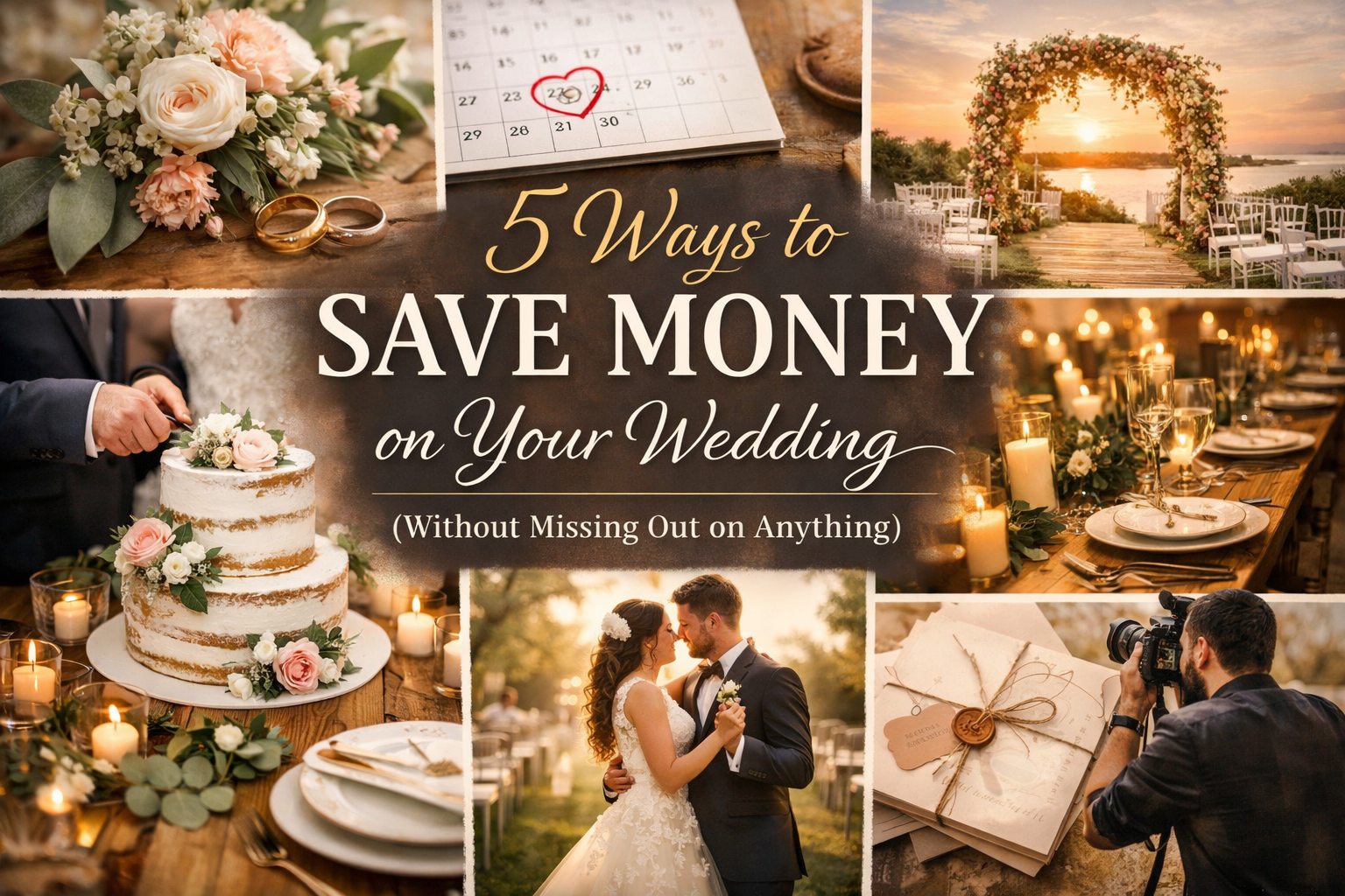 5 Ways to Save Money on Your Wedding (Without Missing Out on Anything)