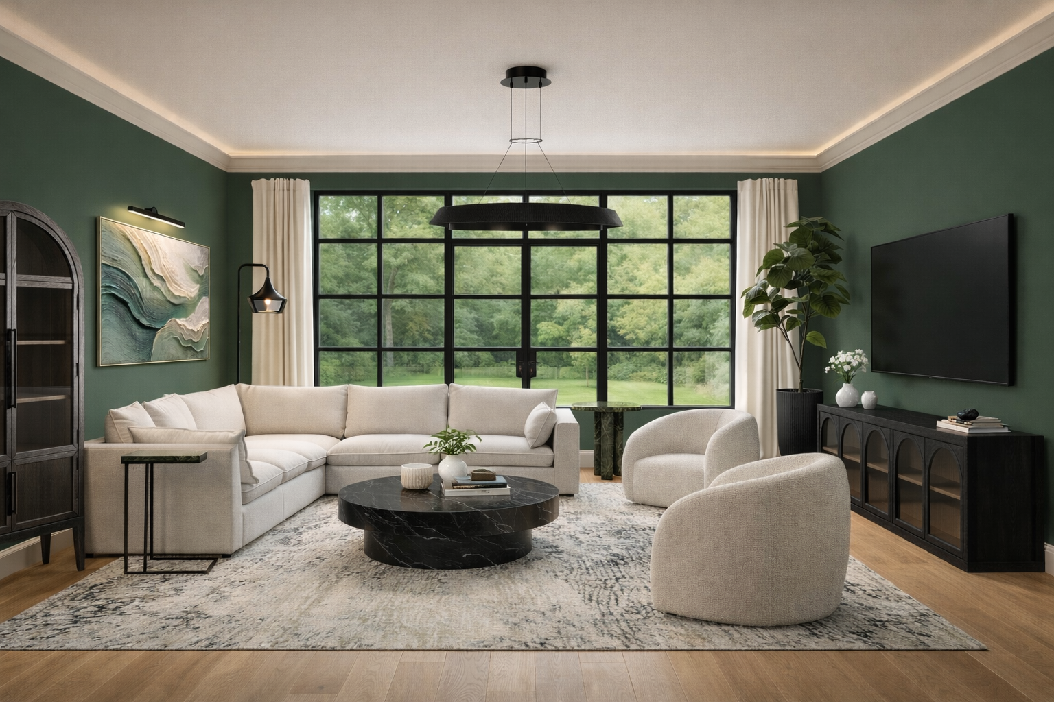 Goodness Studios Interiors_Living Room_Alpharetta, Ga