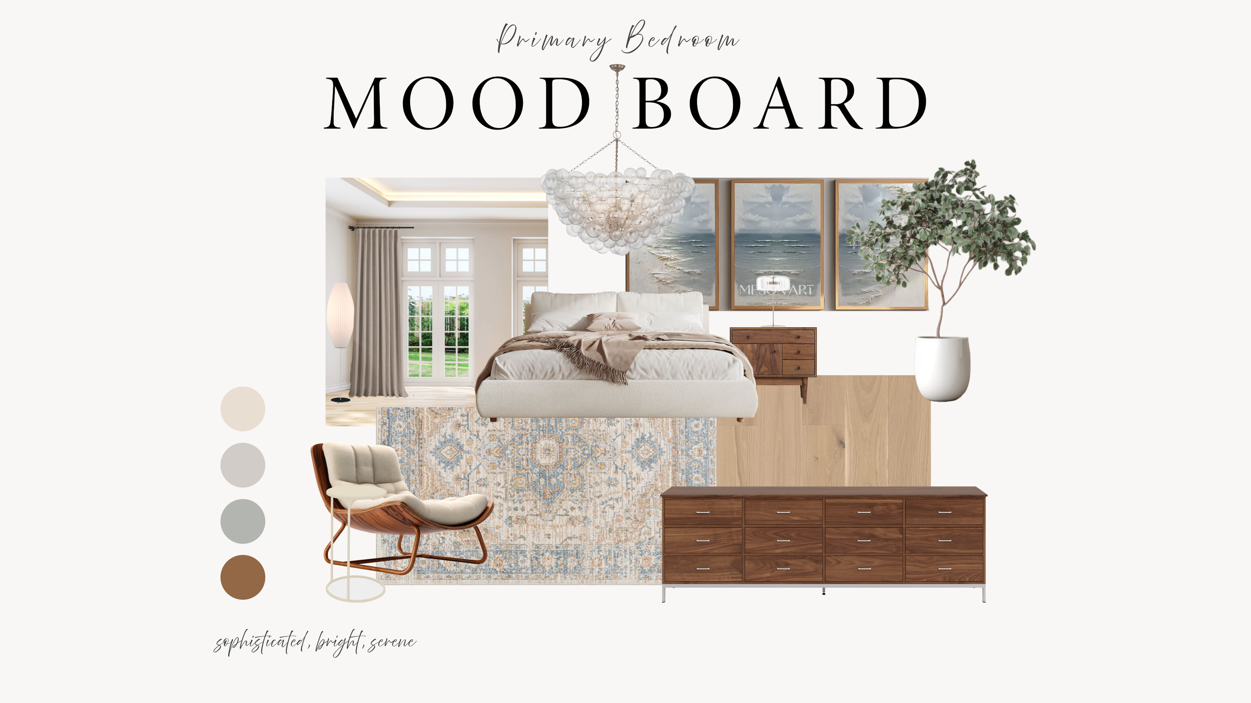 Goodness Studios Interiors_Primary Bedroom_Mood Board_Milton, Ga