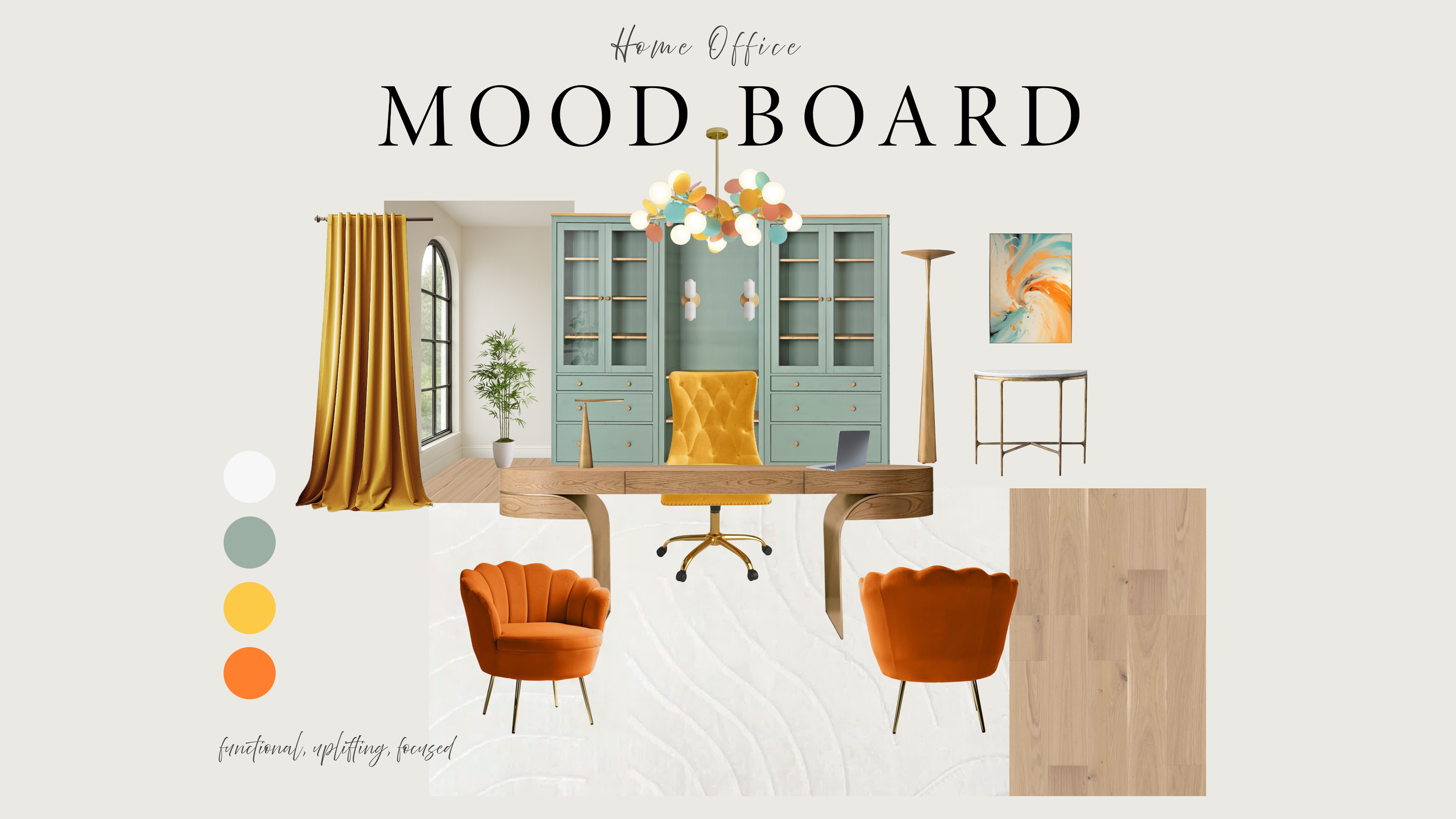 Goodness Studios Interiors_Home Office_Mood Board_Acworth, Ga