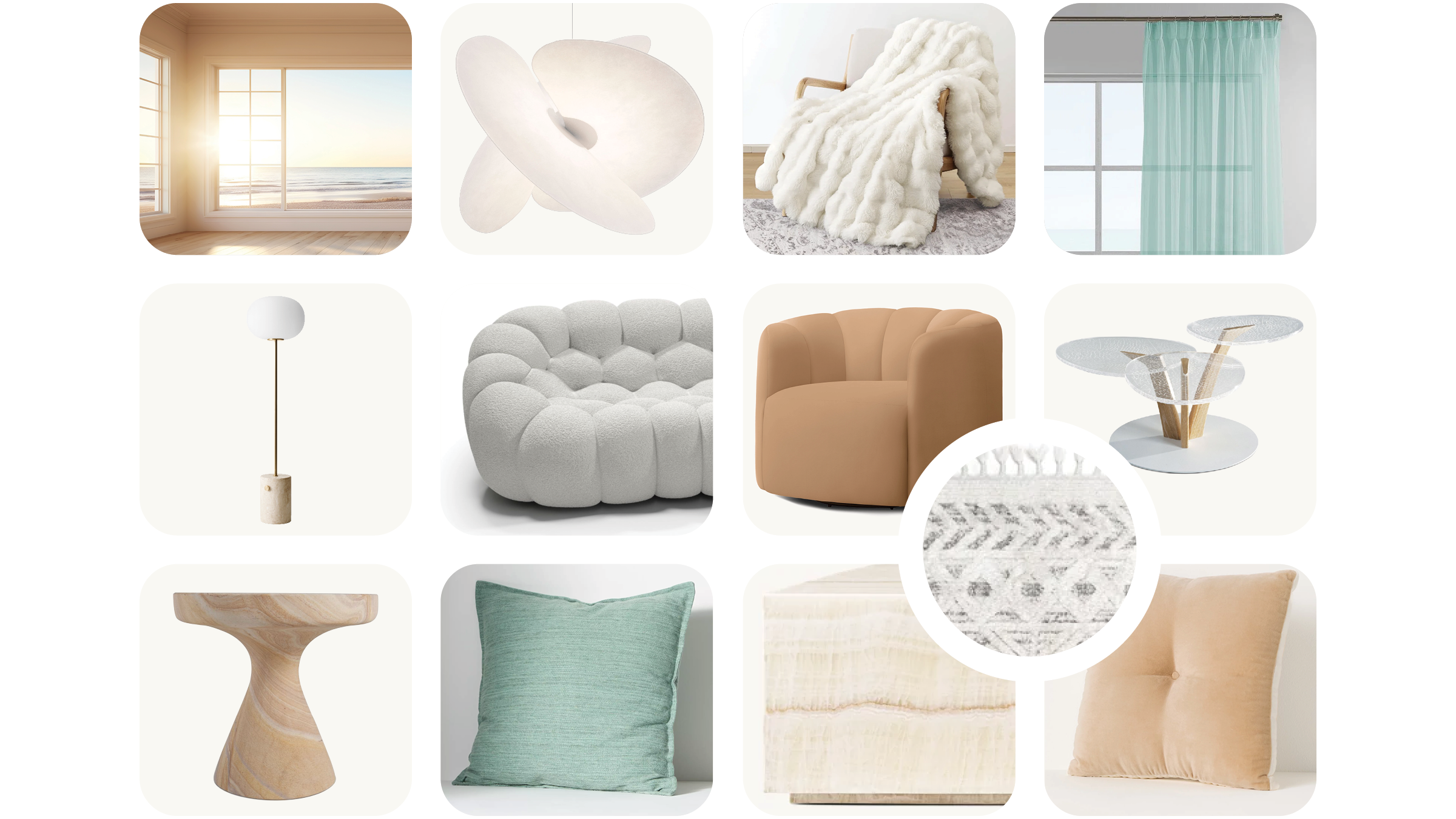 Goodness Studios Interiors_FFE Board_Fisher Island, Fl